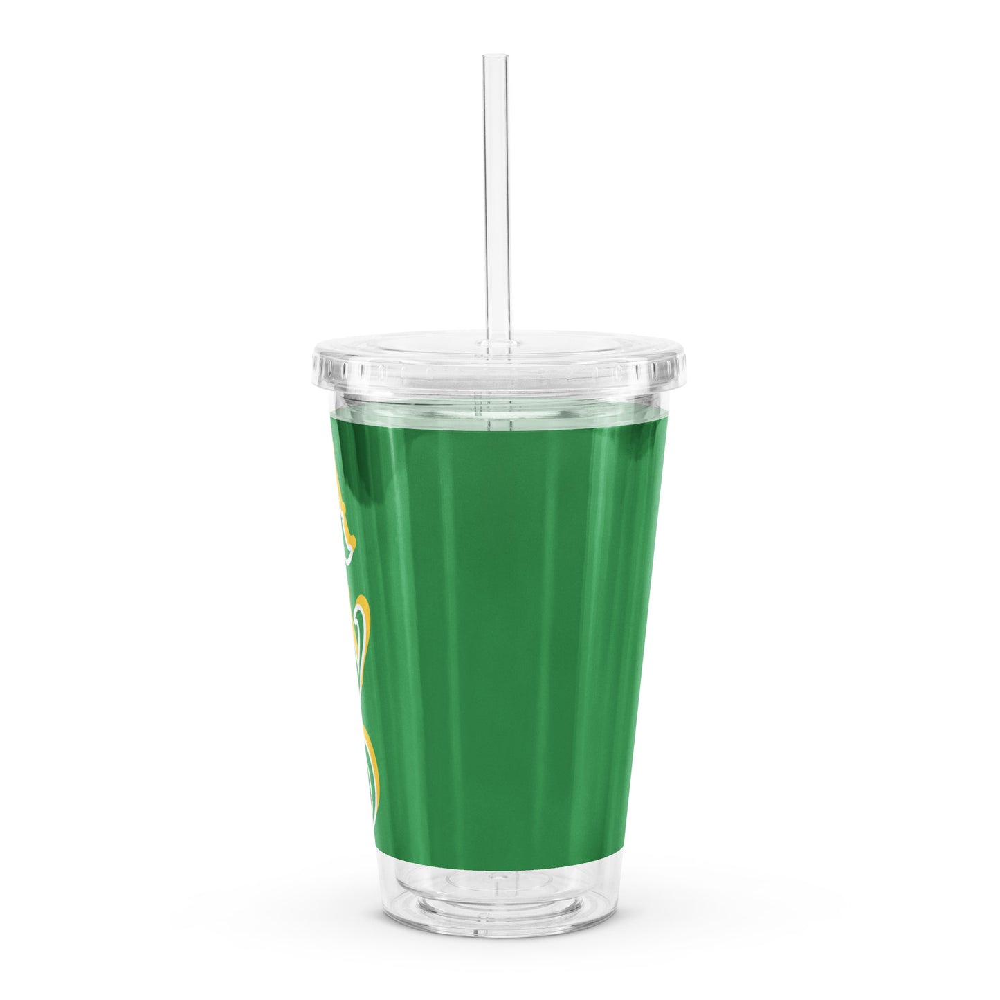 Àwo Lucumi Green plastic tumbler