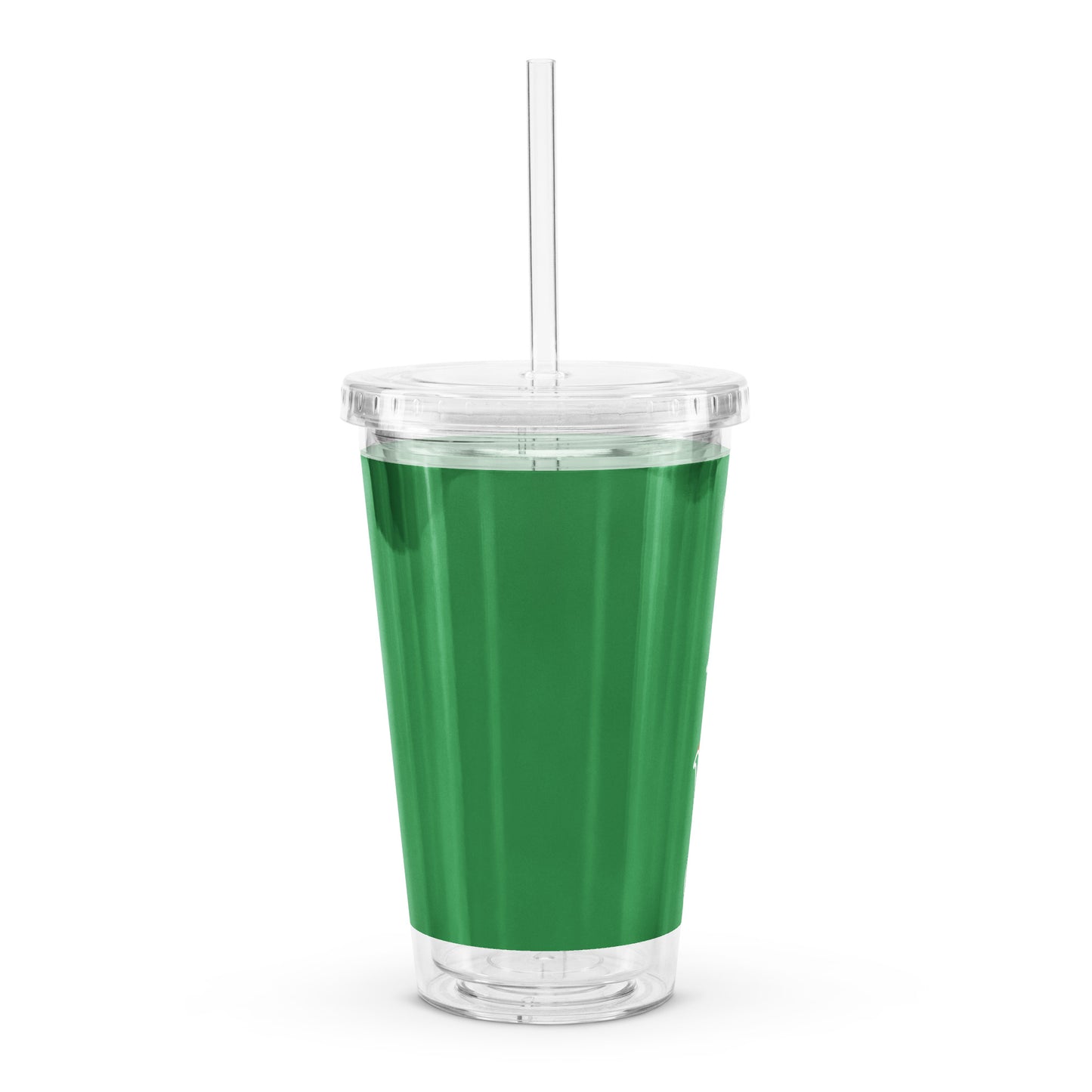 Oluwo Isese Green plastic tumbler