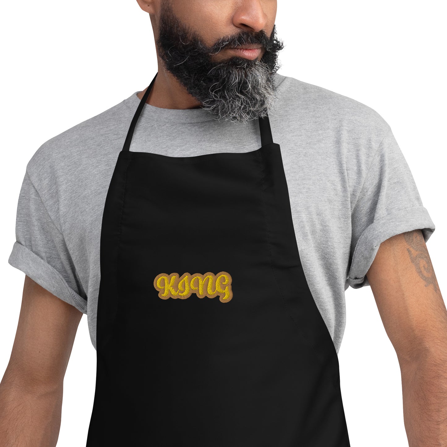 King 4 Embroidered Apron