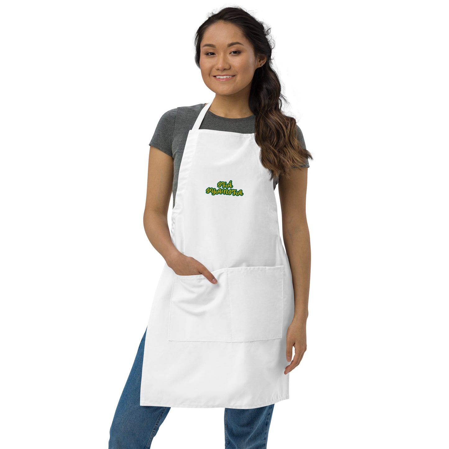 IFÁ Iyanifa Lucumi Reverse Embroidered Apron