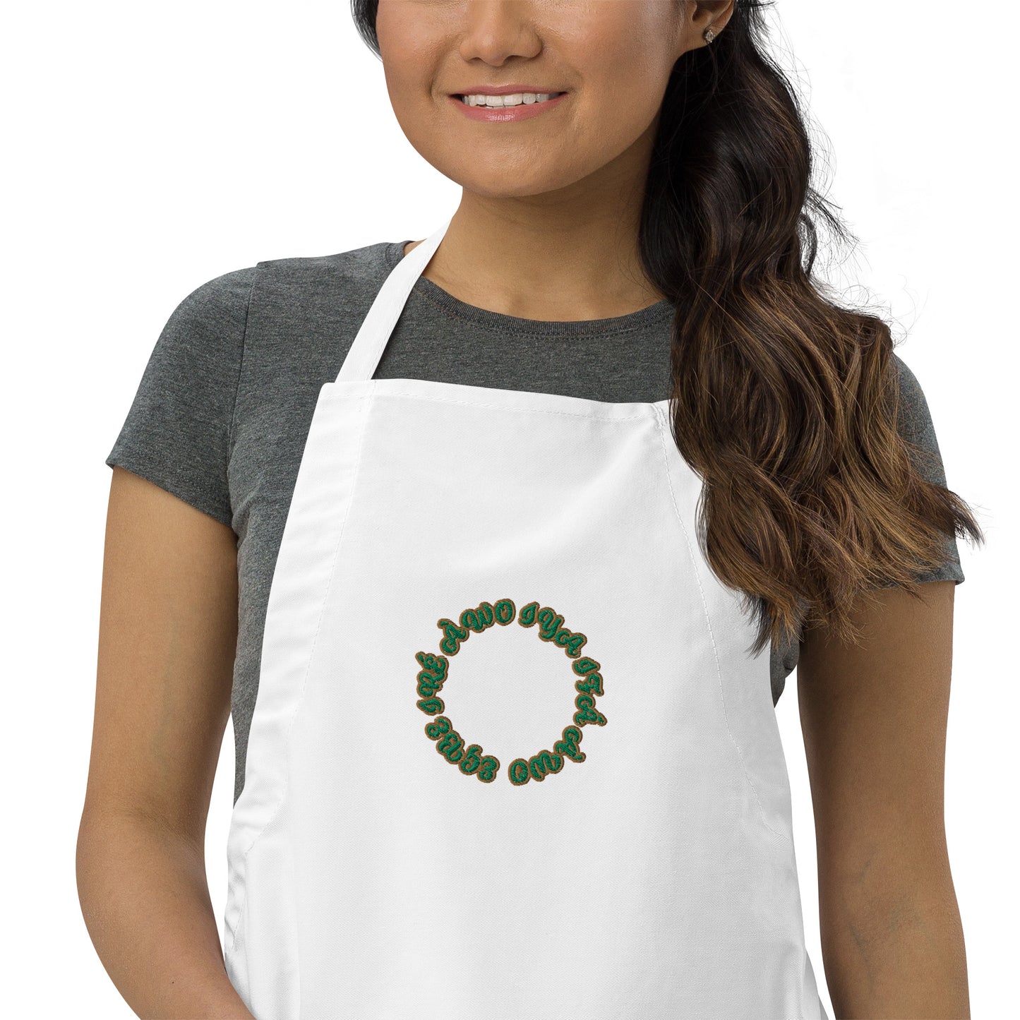 Egbe Ire Awo Iya IFA Awo Embroidered Apron 1