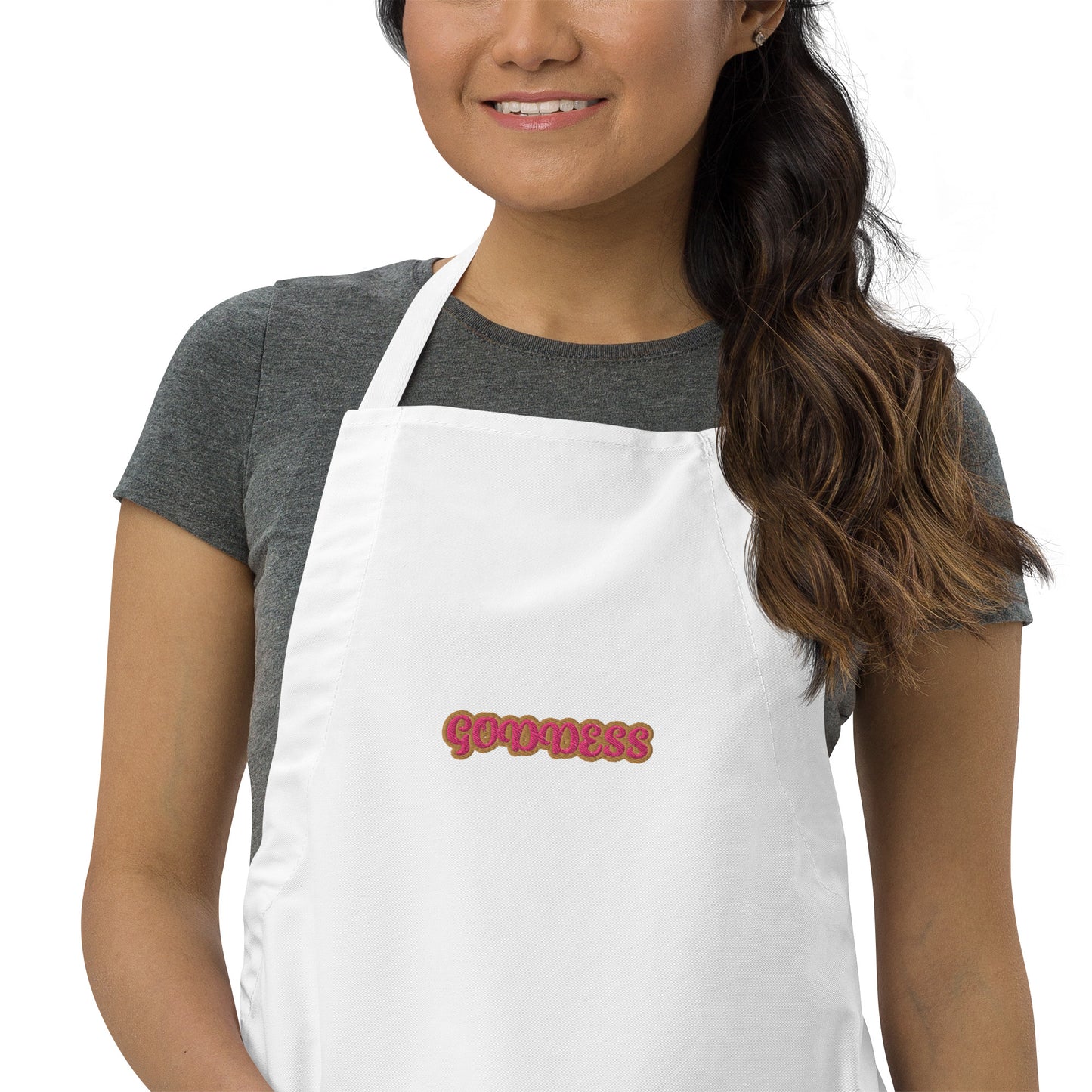 Goddess 2 Embroidered Apron