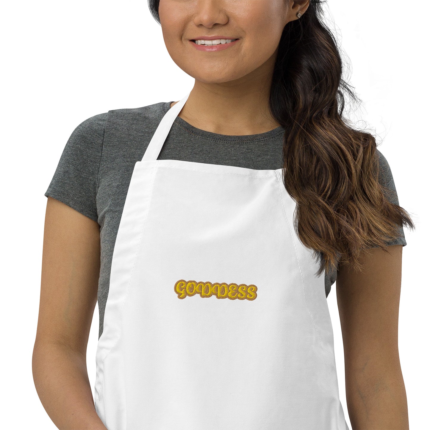 Goddess 4 Embroidered Apron