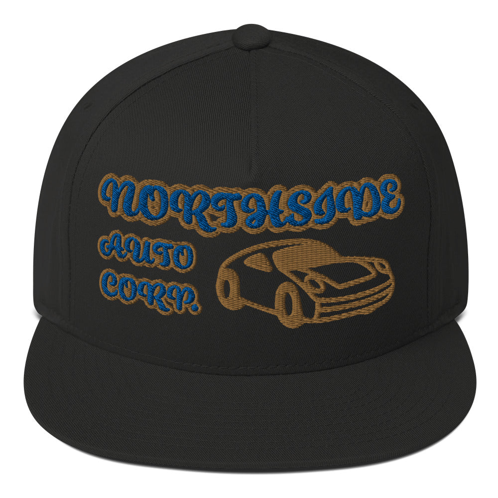 Northside Auto Embroidered Flat Bill Cap