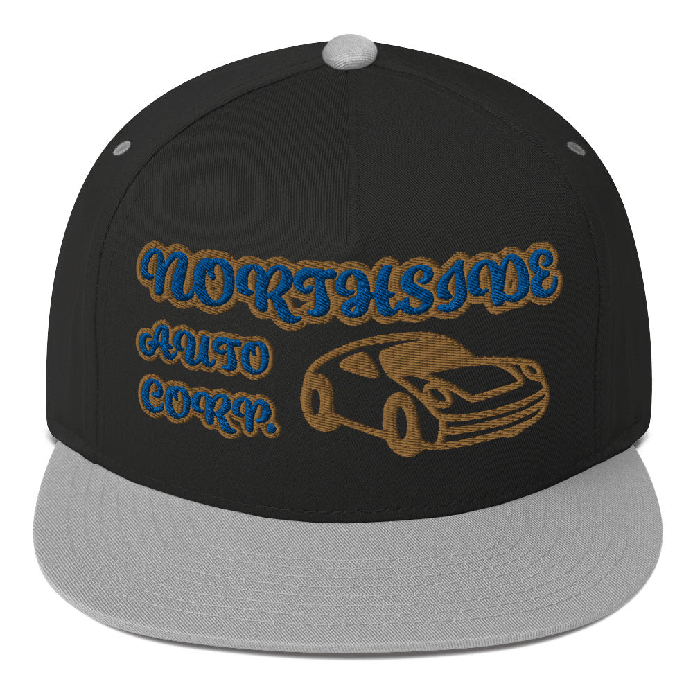 Northside Auto Embroidered Flat Bill Cap