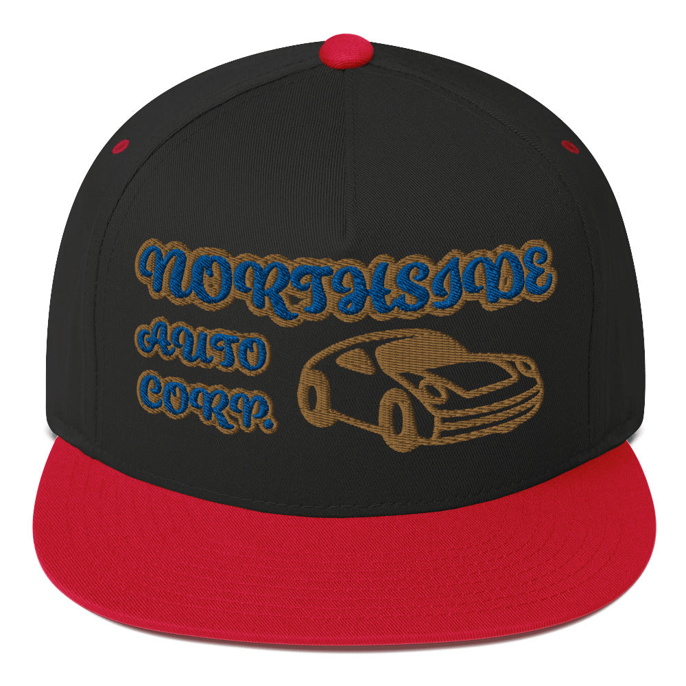 Northside Auto Embroidered Flat Bill Cap