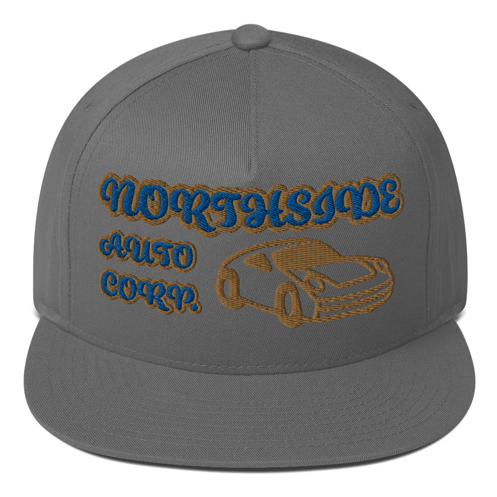 Northside Auto Embroidered Flat Bill Cap