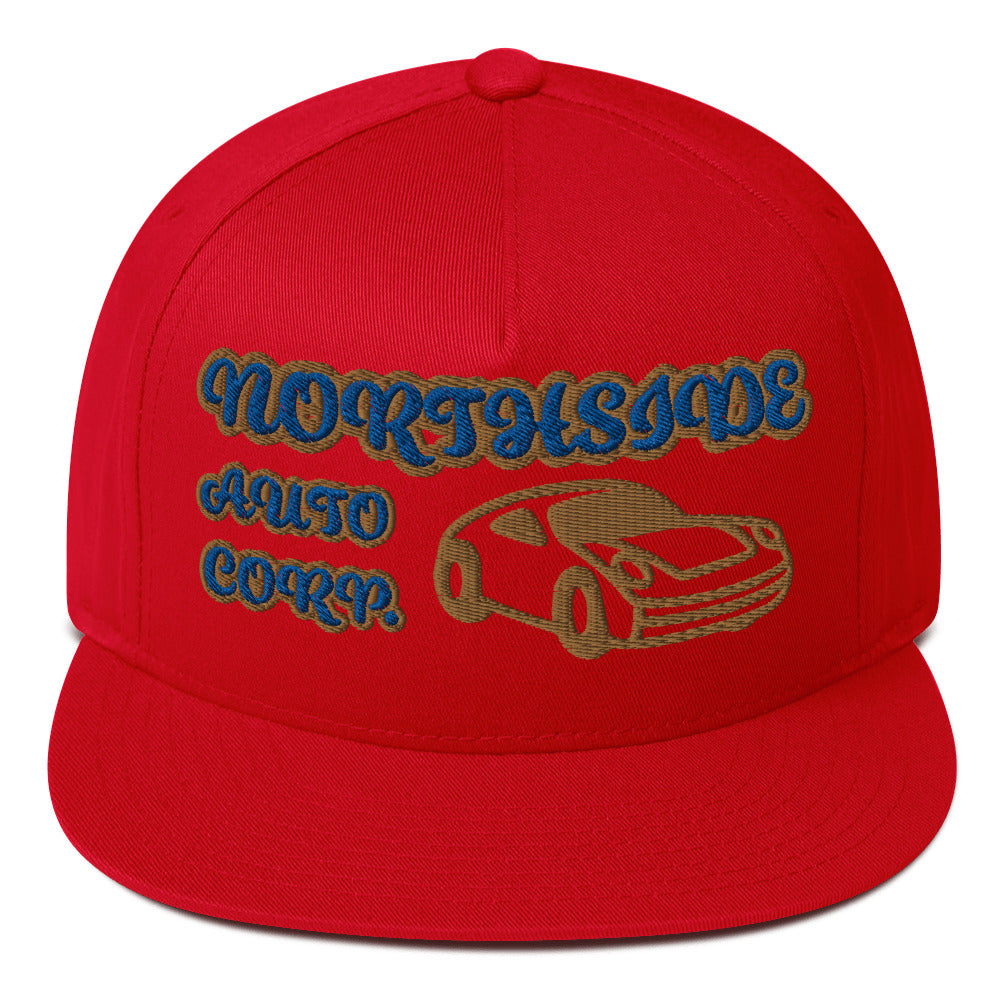 Northside Auto Embroidered Flat Bill Cap