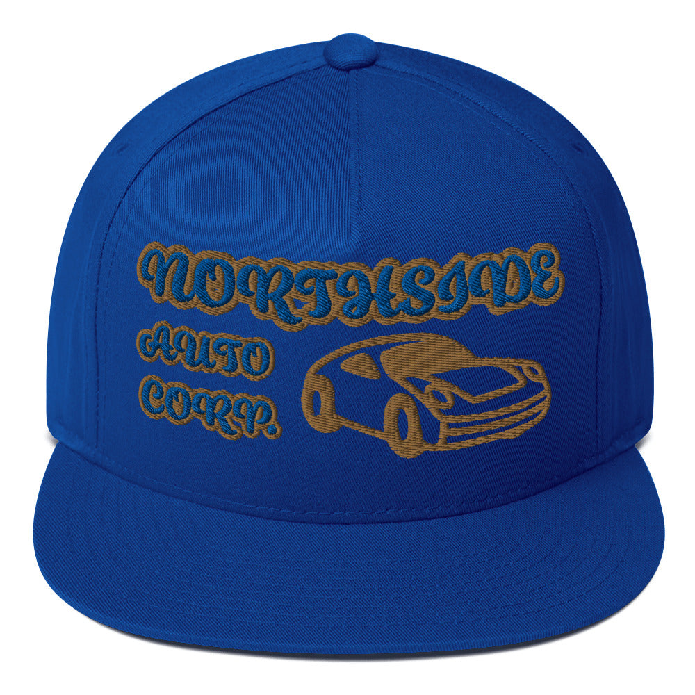 Northside Auto Embroidered Flat Bill Cap