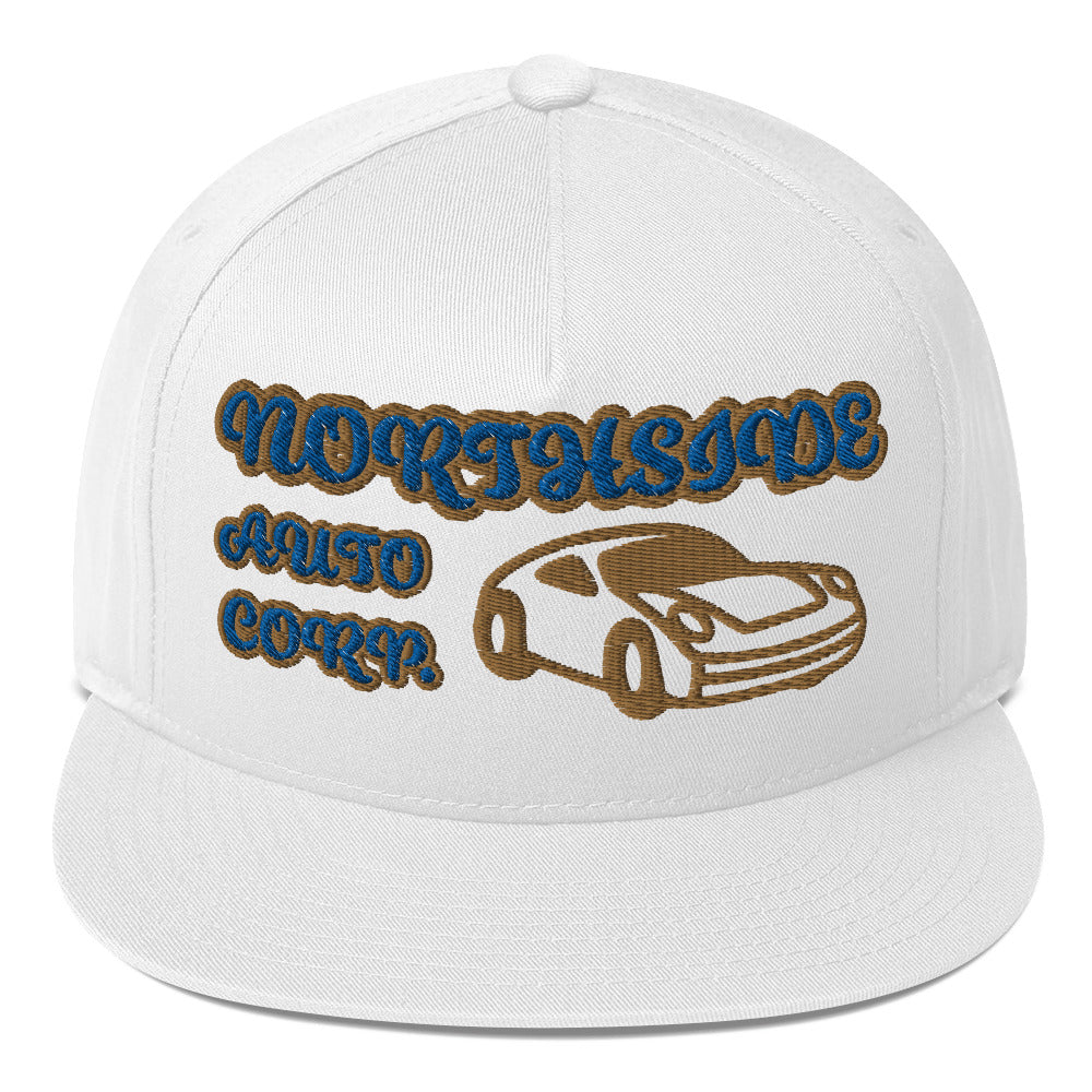 Northside Auto Embroidered Flat Bill Cap