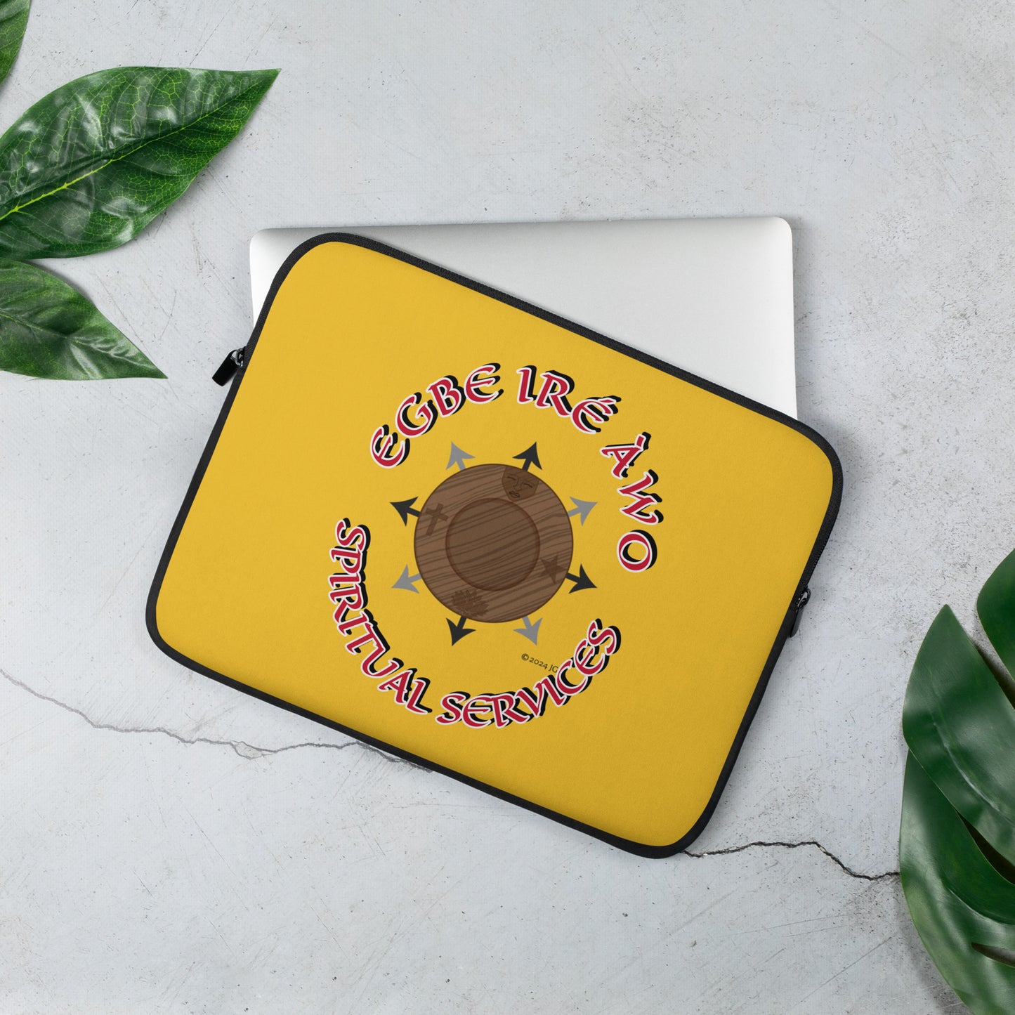 Egbe IRÉ ÀWO Signature Logo Laptop/Notes/Ita/Book Sleeve 6