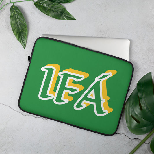 IFÁ Lucumi Laptop/Notes/Ita/Book Sleeve Green