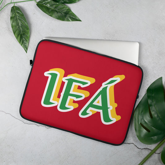 IFÁ Lucumi Laptop/Notes/Ita/Book Sleeve Red