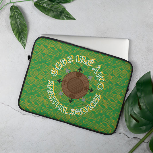 Egbe IRÉ ÀWO Signature Logo Lucumi Laptop/Notes/Ita/Book Sleeve 18