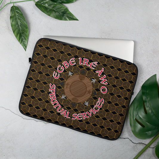 Egbe IRÉ ÀWO Signature Logo Laptop/Notes/Ita/Book Sleeve 15