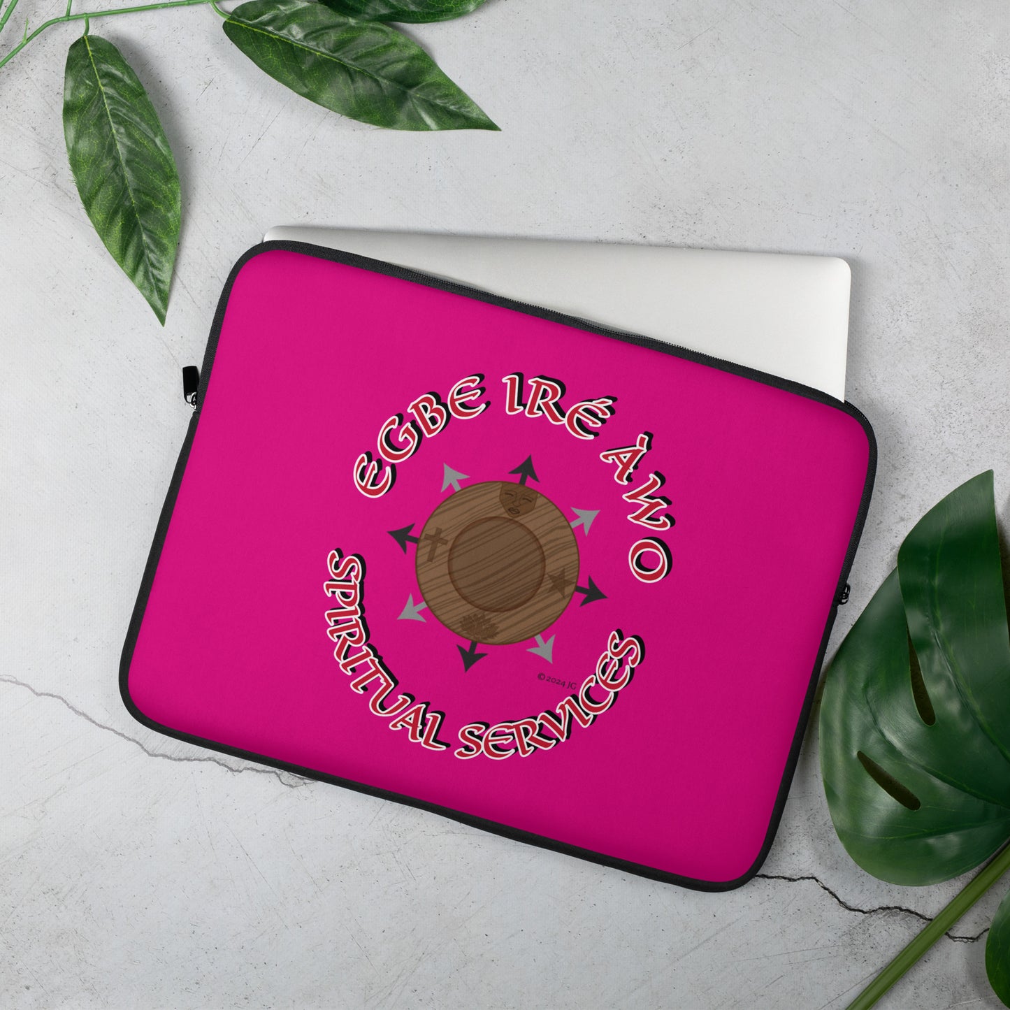 Egbe IRÉ ÀWO Signature Logo Laptop/Notes/Ita/Book Sleeve 8