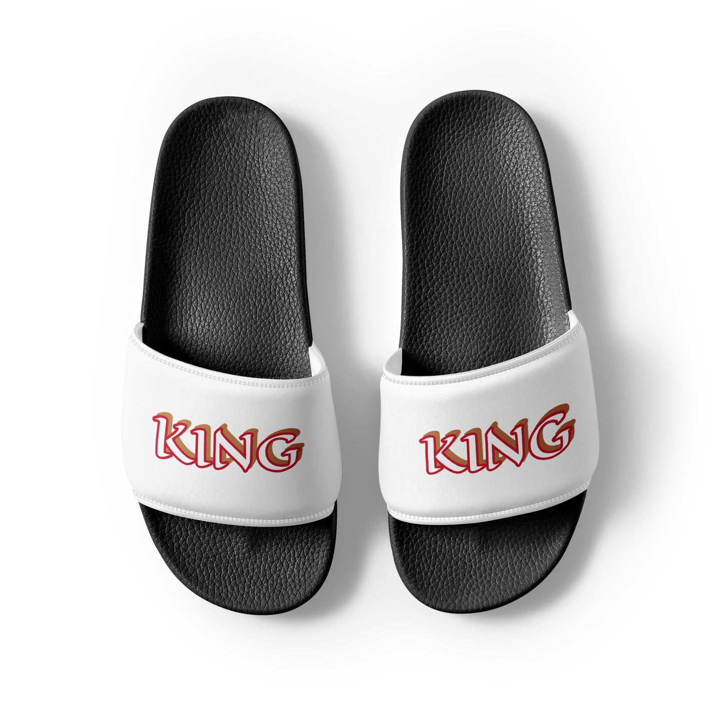 King White/Red Men’s slides