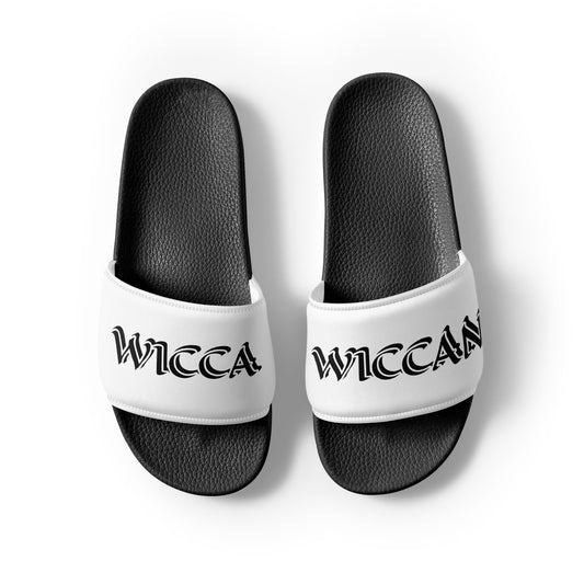 Wicca Wiccan Black Men’s slides