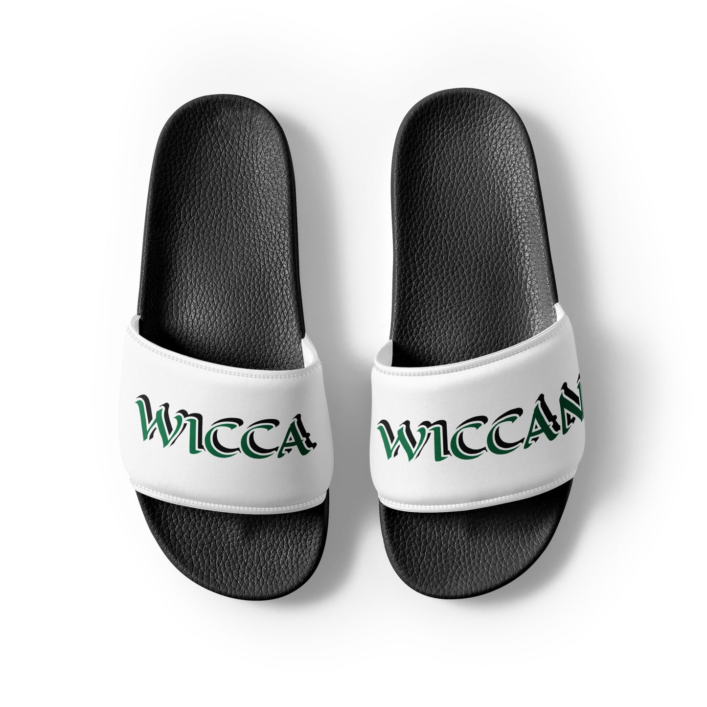 Wicca Wiccan Green Men’s slides