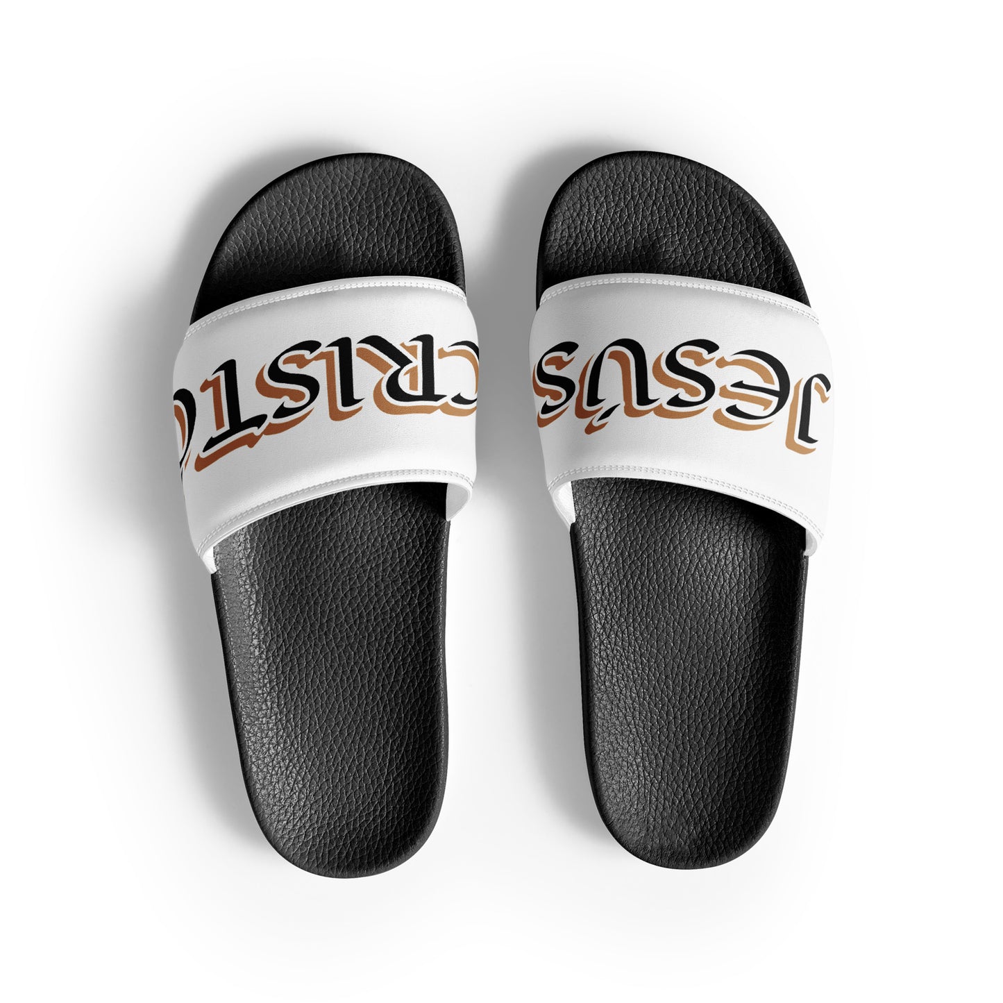 Jesús Cristo Gold Reverse Men’s slides