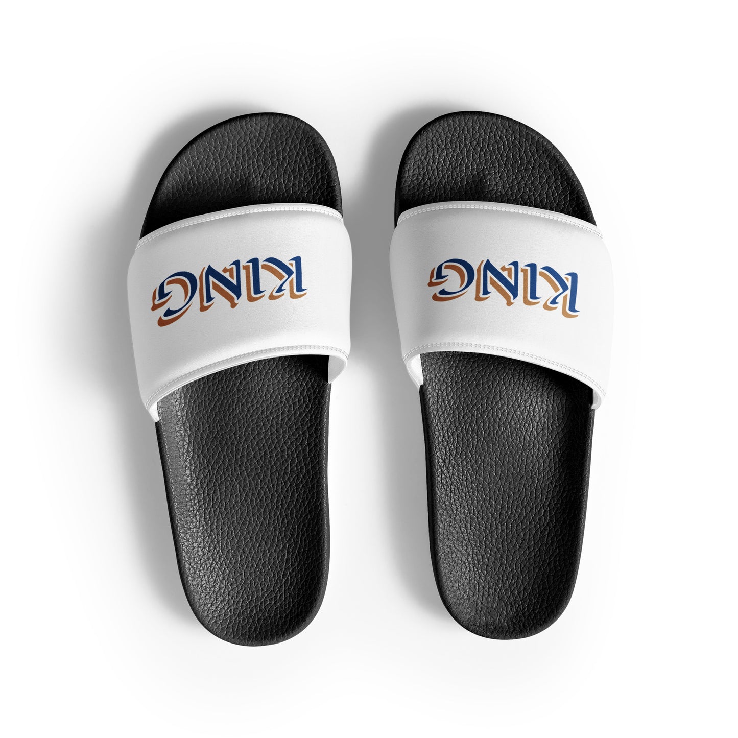 King Blue Men’s slides