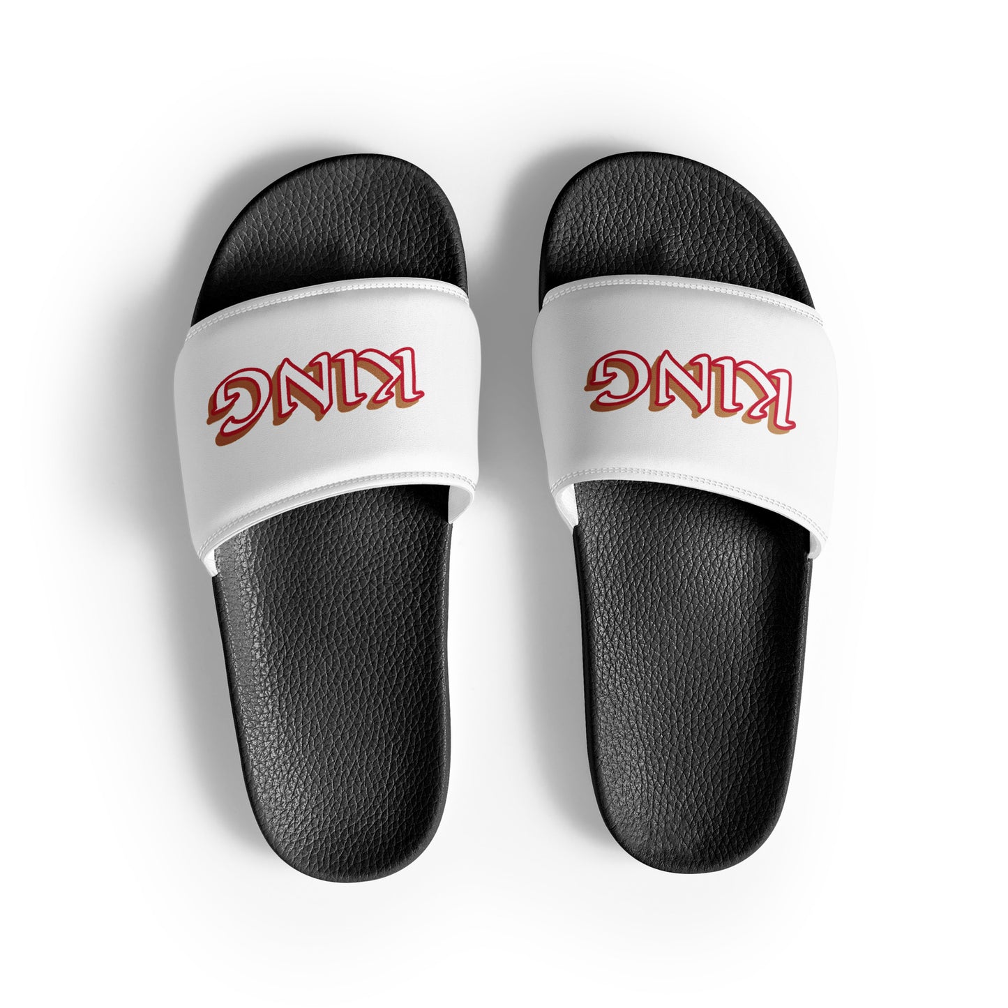 King White/Red Men’s slides