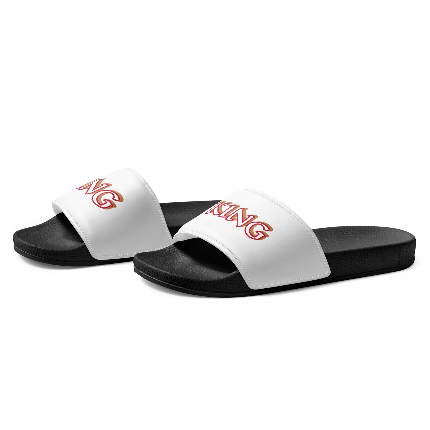 King White/Red Men’s slides