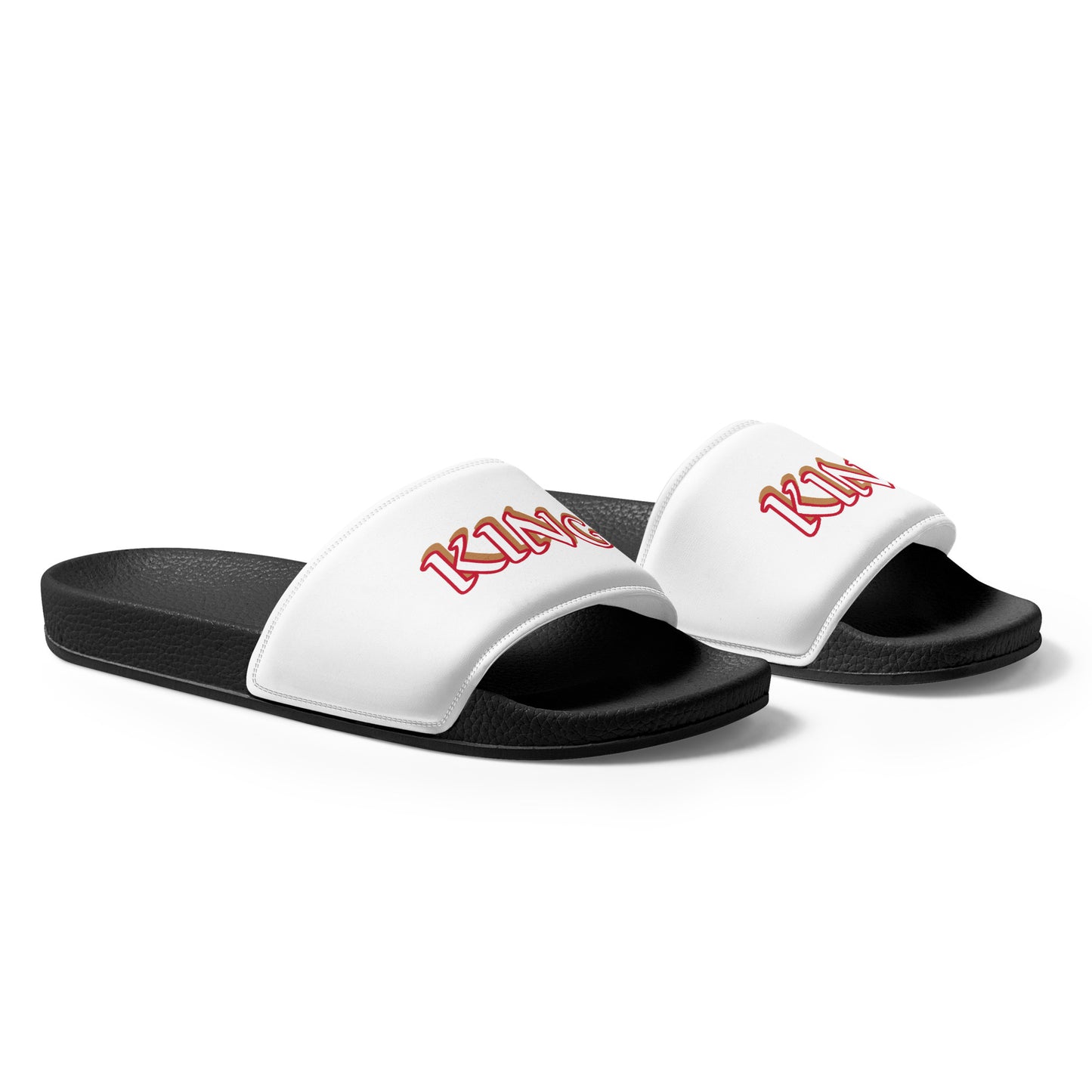 King White/Red Men’s slides