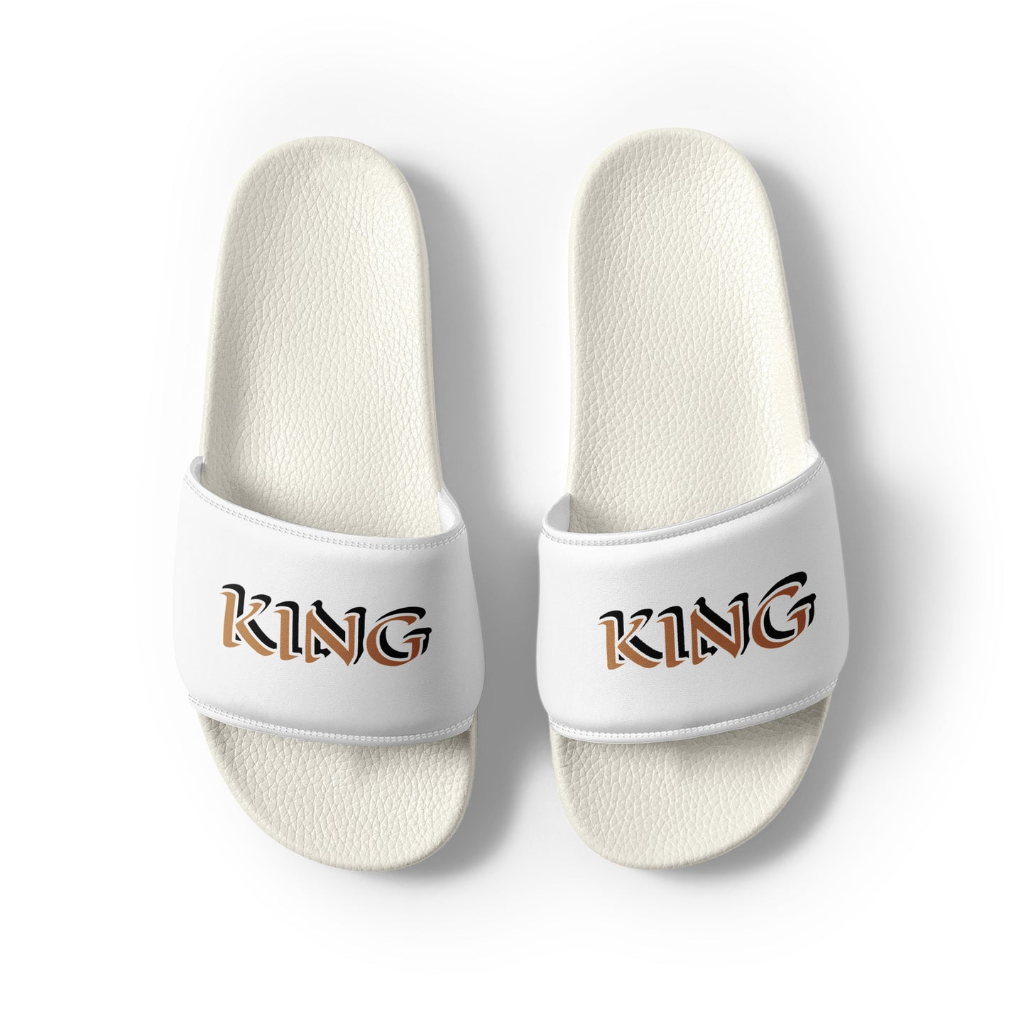 King Gold Men’s slides