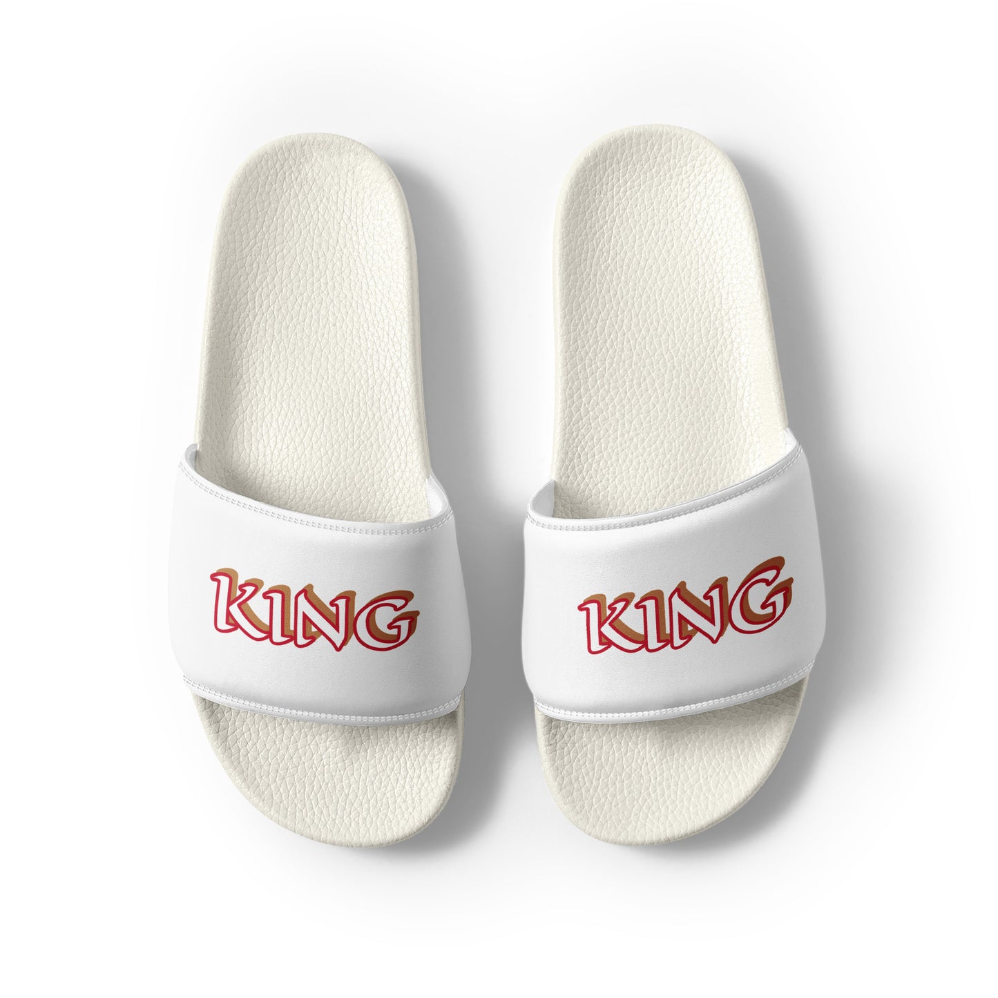 King White/Red Men’s slides