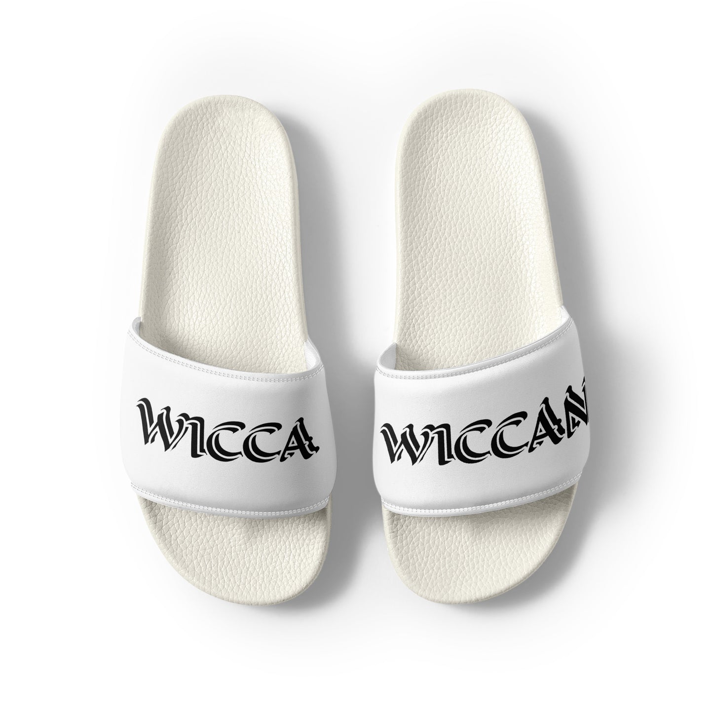 Wicca Wiccan Black Men’s slides