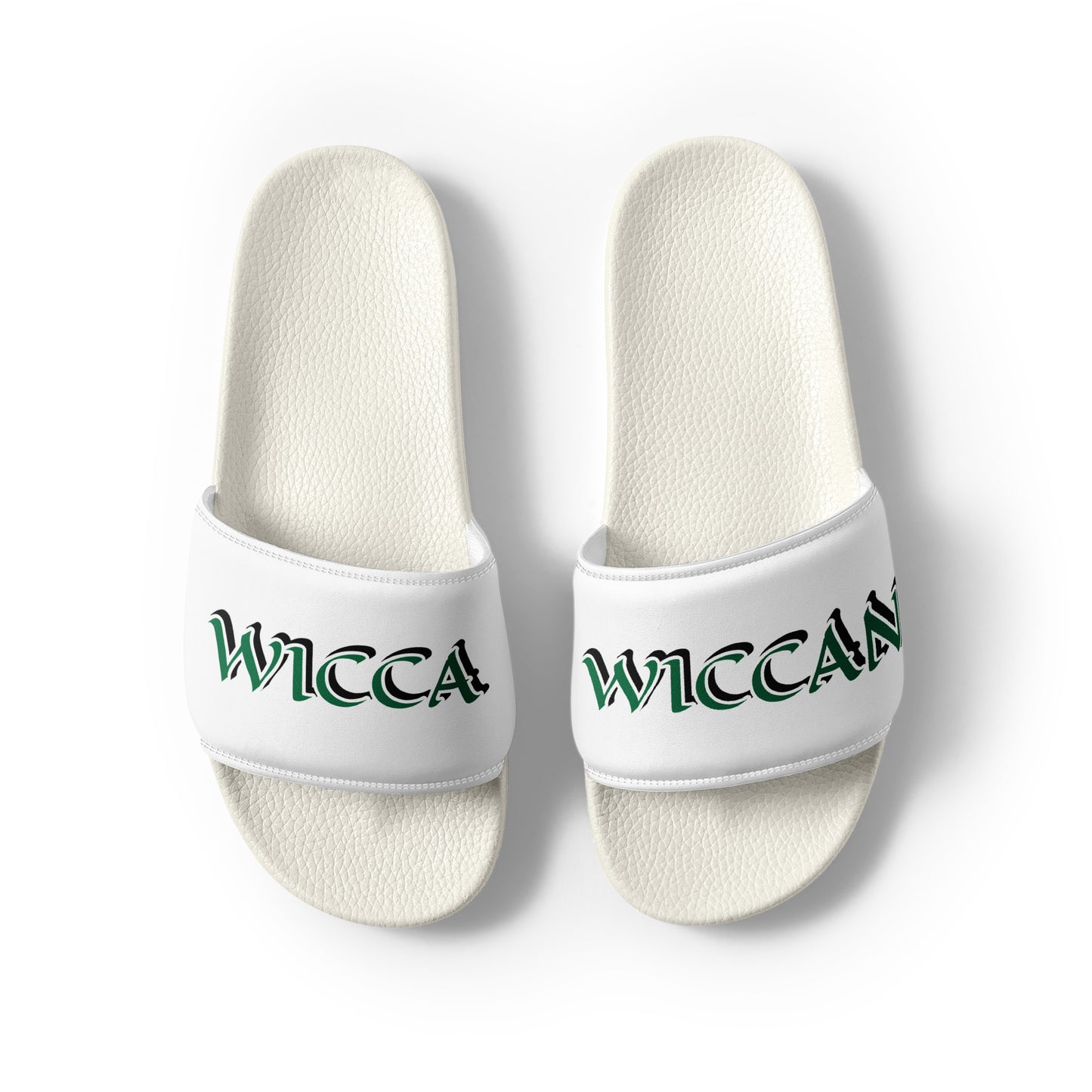 Wicca Wiccan Green Men’s slides