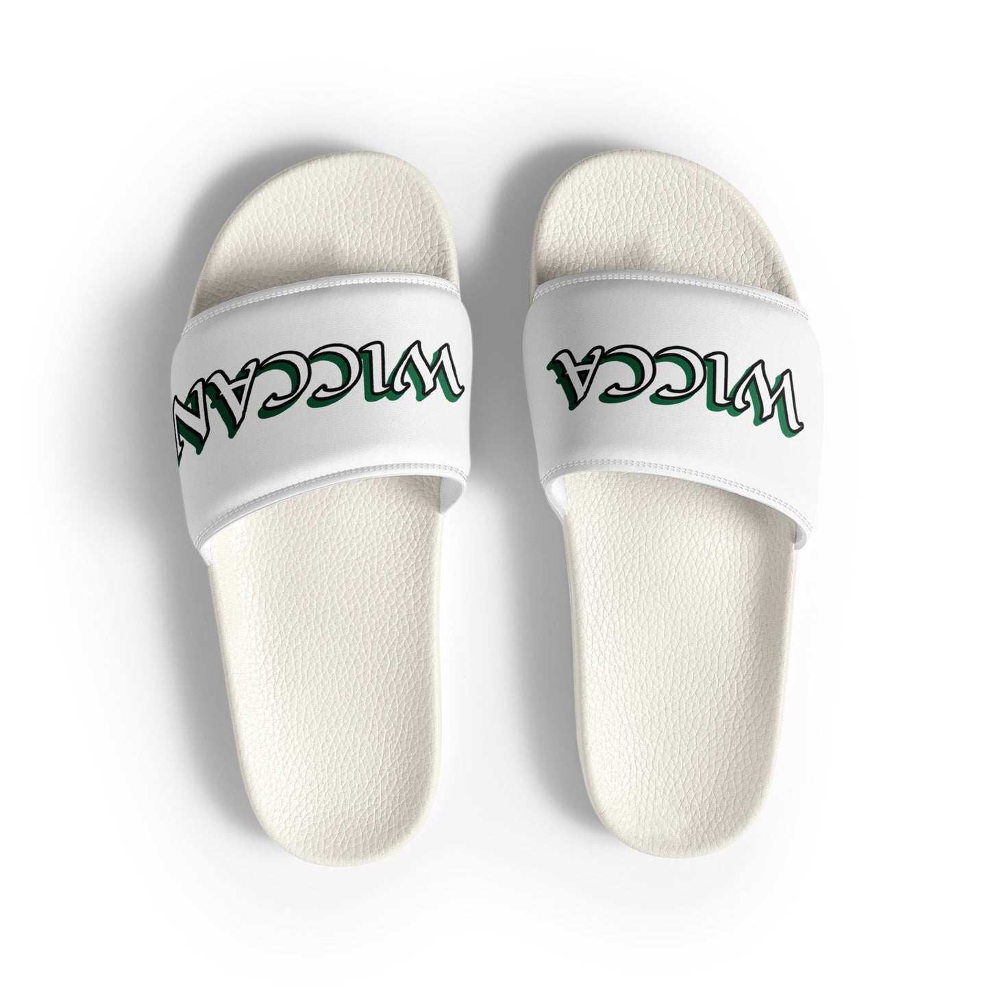 Wicca Wiccan White Men’s slides