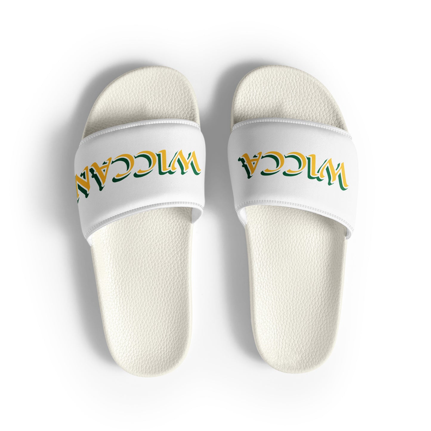 Wicca Wiccan Yellow Men’s slides