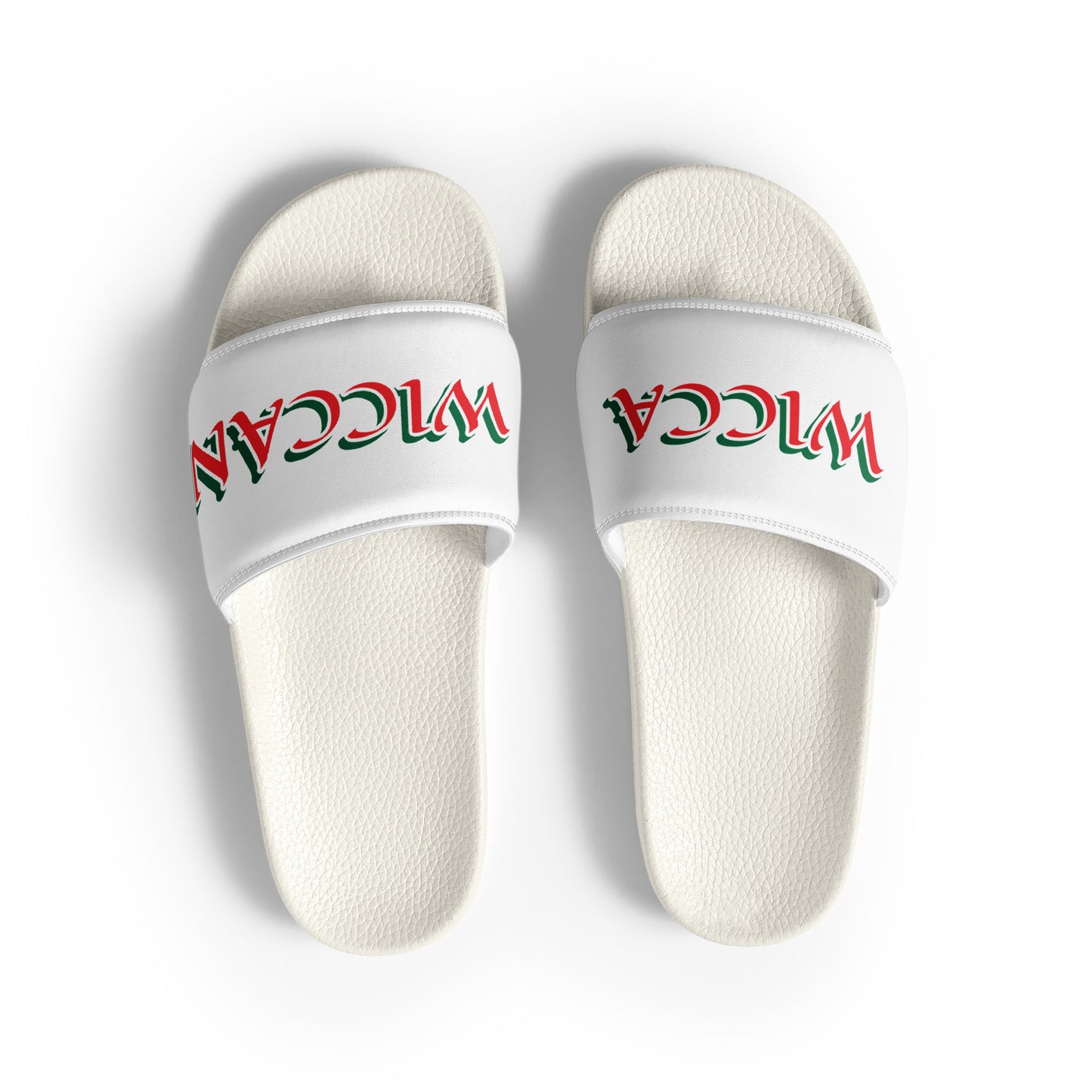 Wicca Wiccan Red Men’s slides