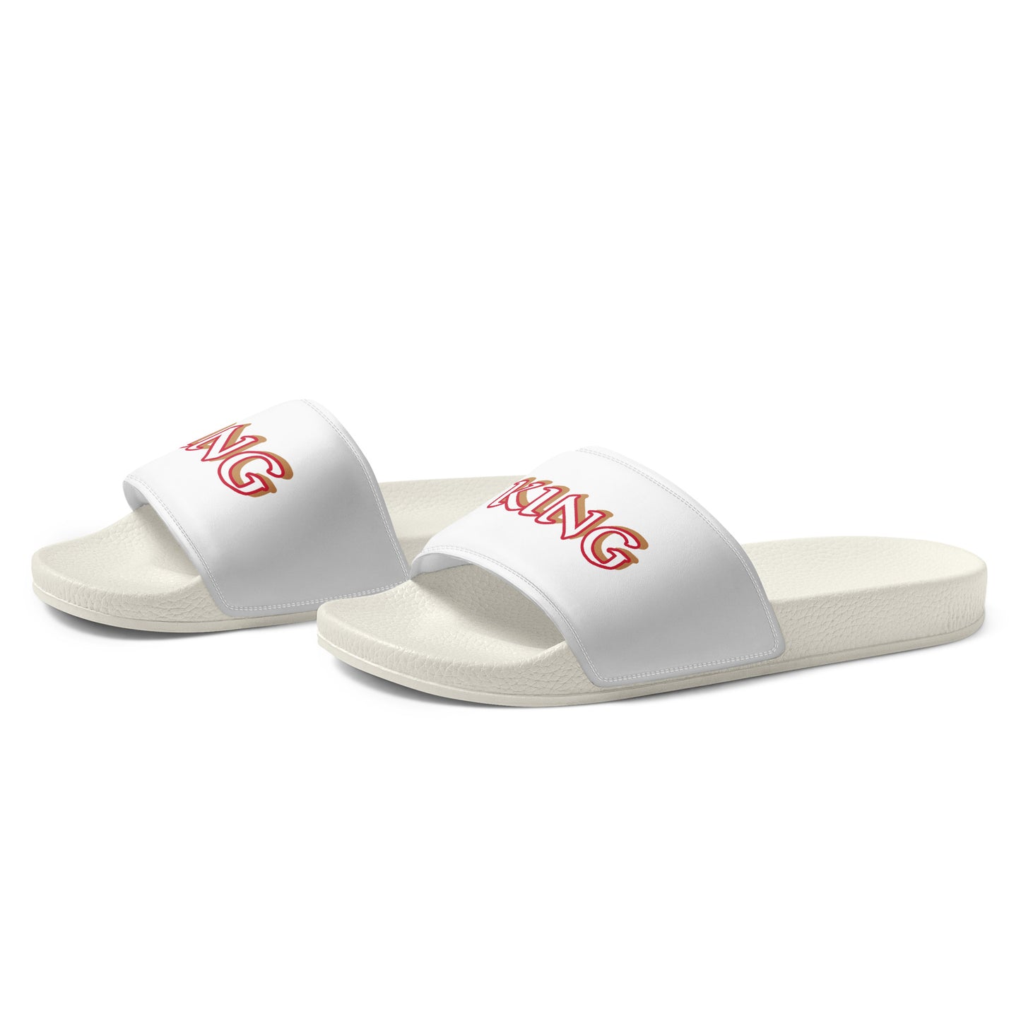 King White/Red Men’s slides