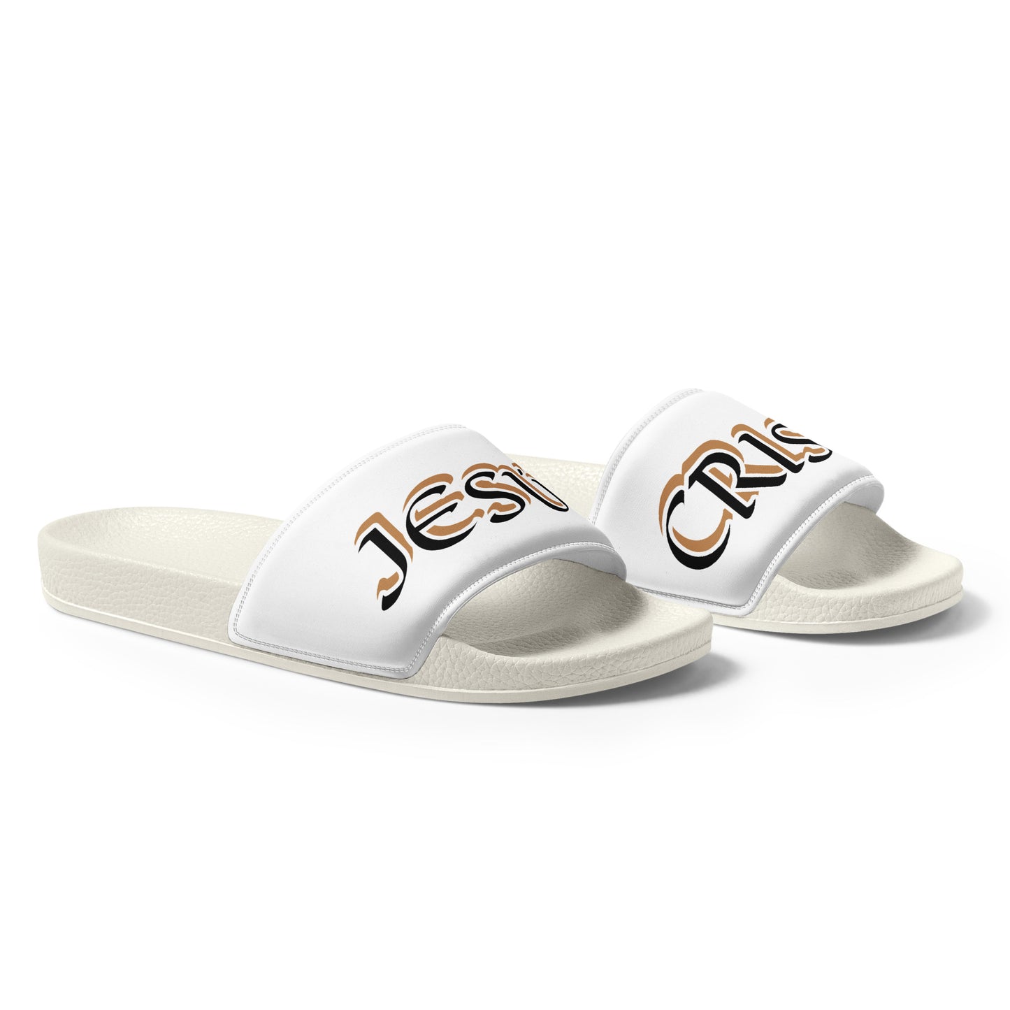 Jesús Cristo Gold Reverse Men’s slides