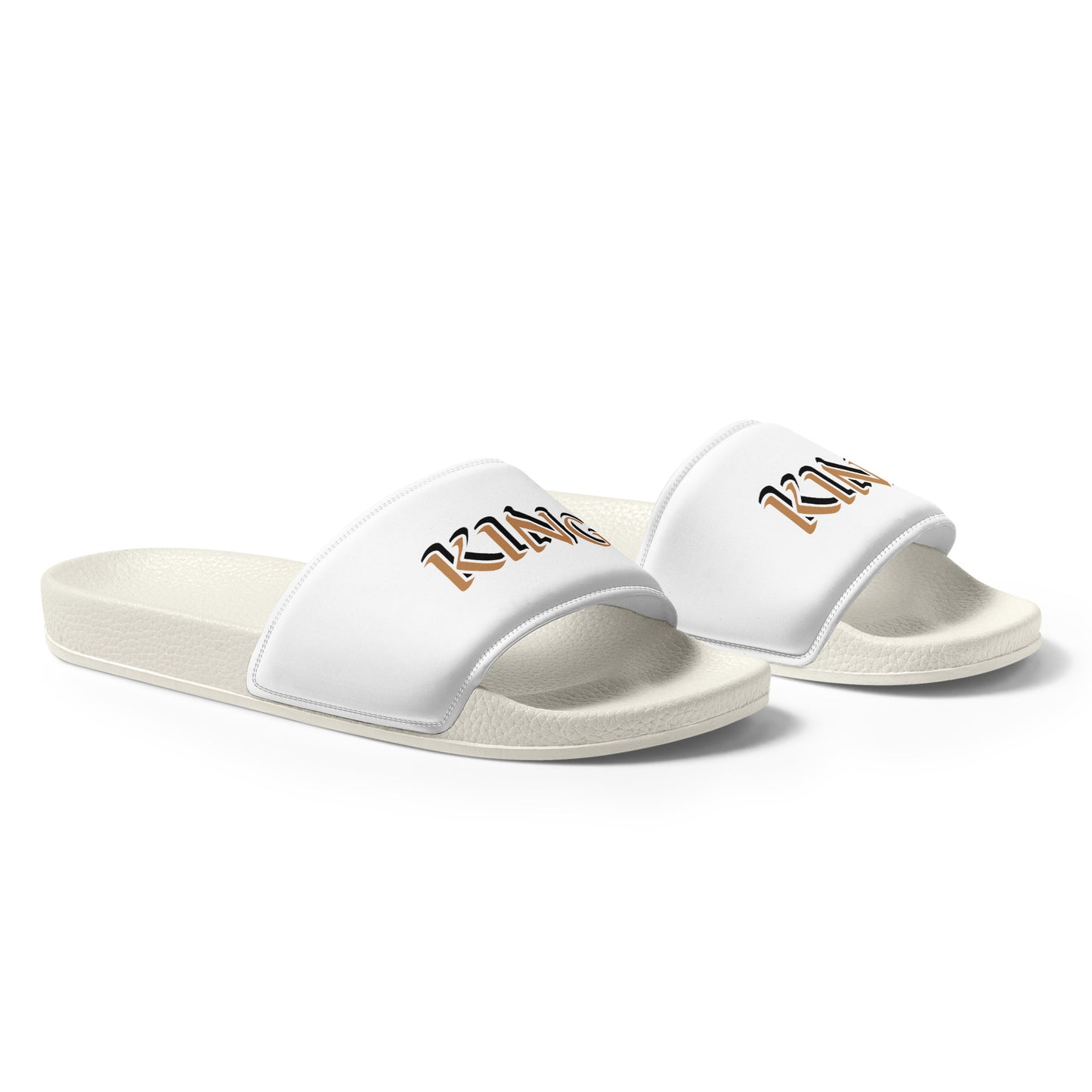 King Gold Men’s slides