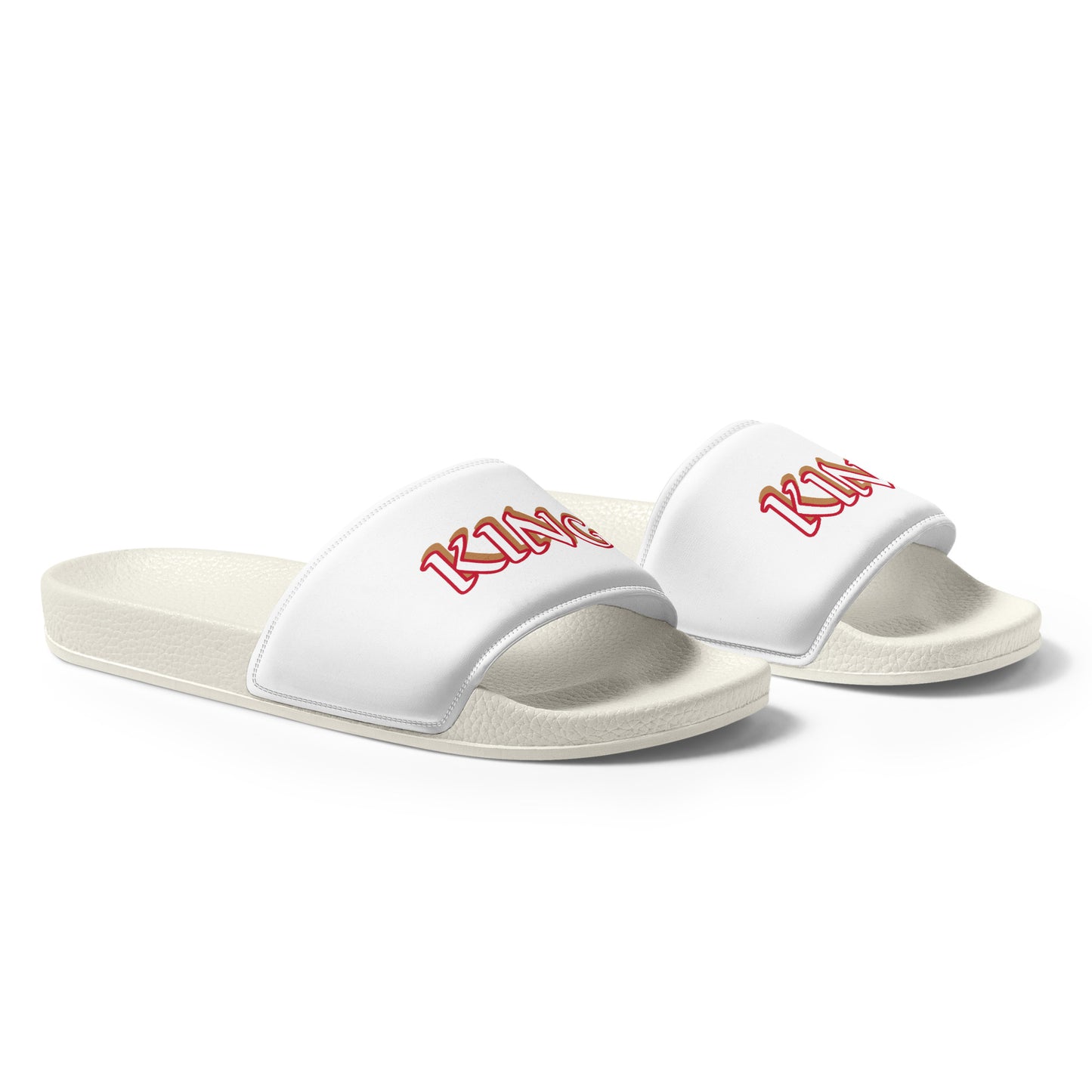 King White/Red Men’s slides