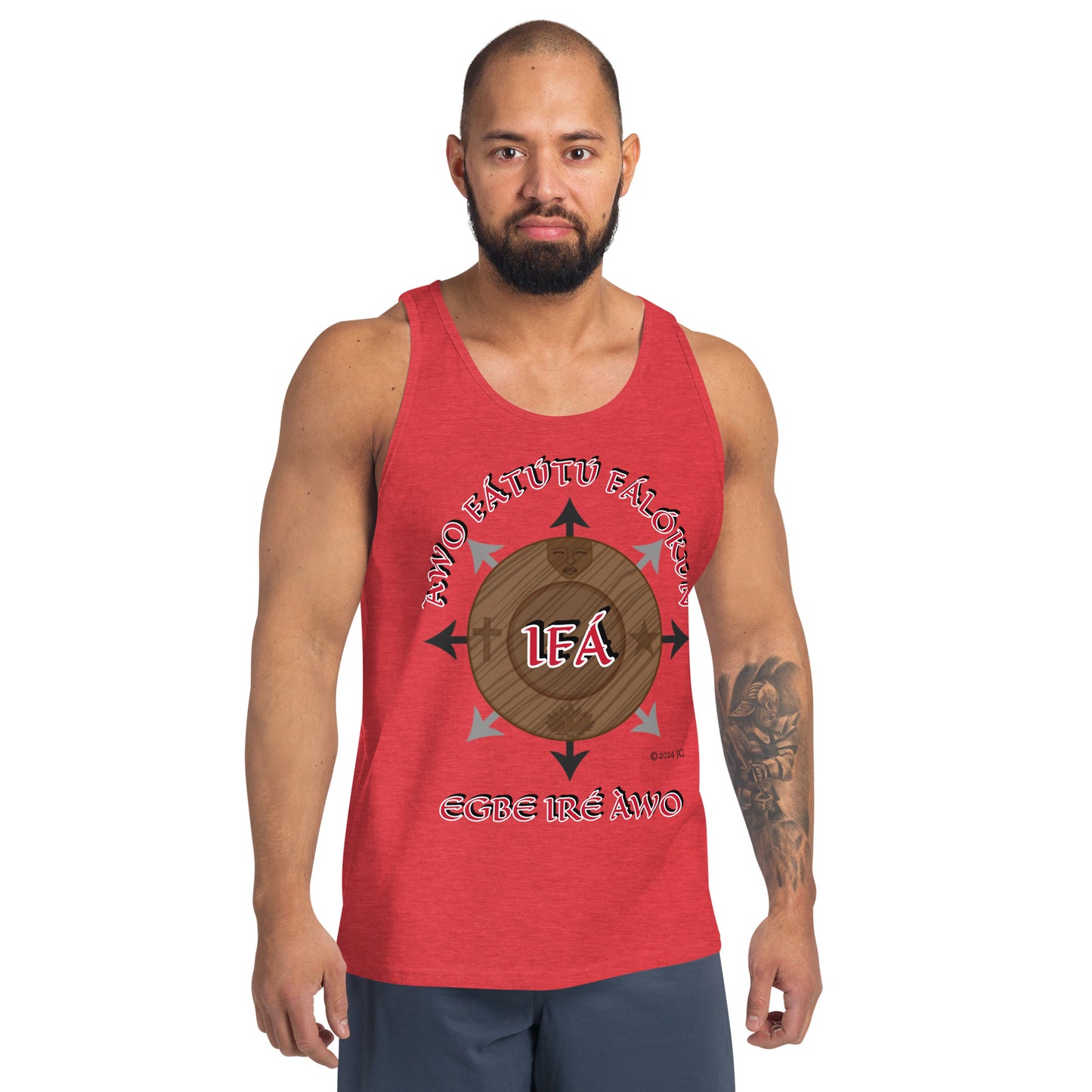 Personalized Awo Egbe IRÉ Awo Men's Tank Top