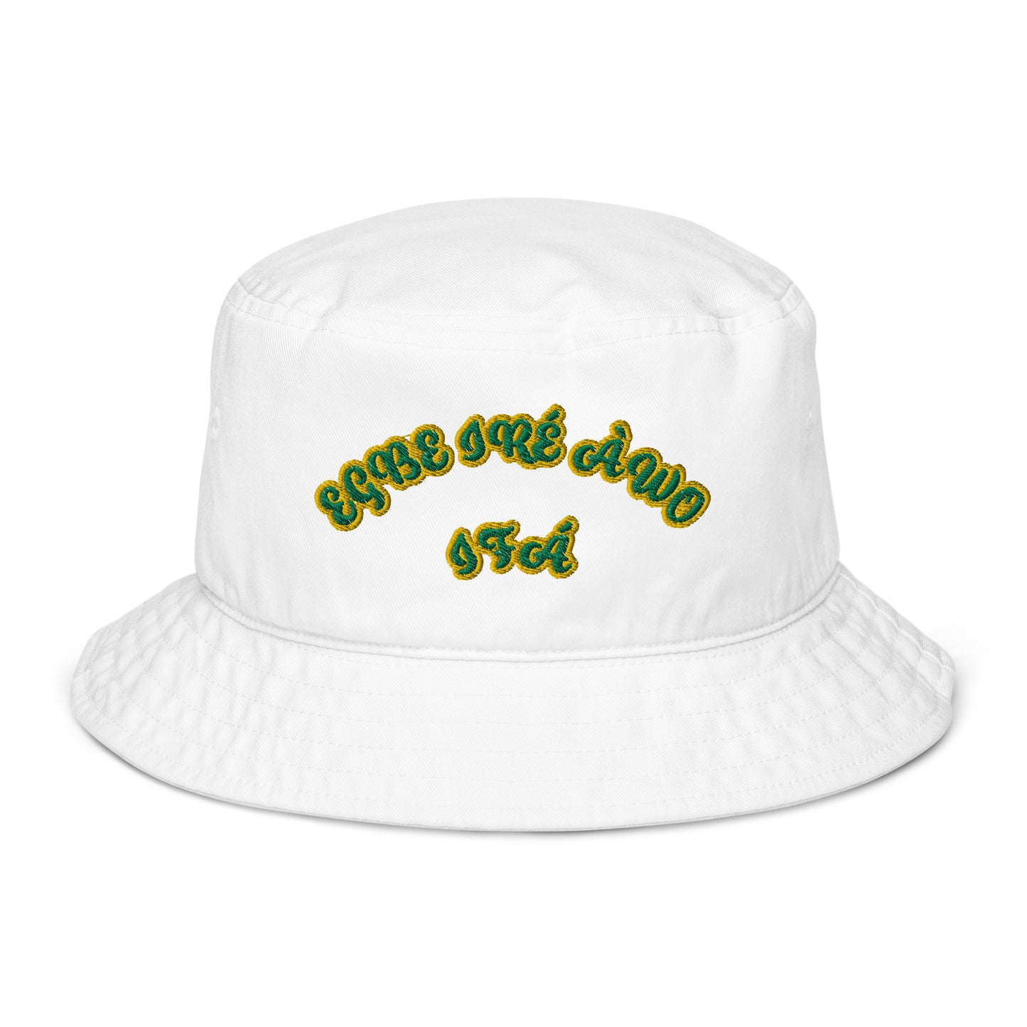 EGBE IRE AWO IFA LUCUMI Organic bucket hat