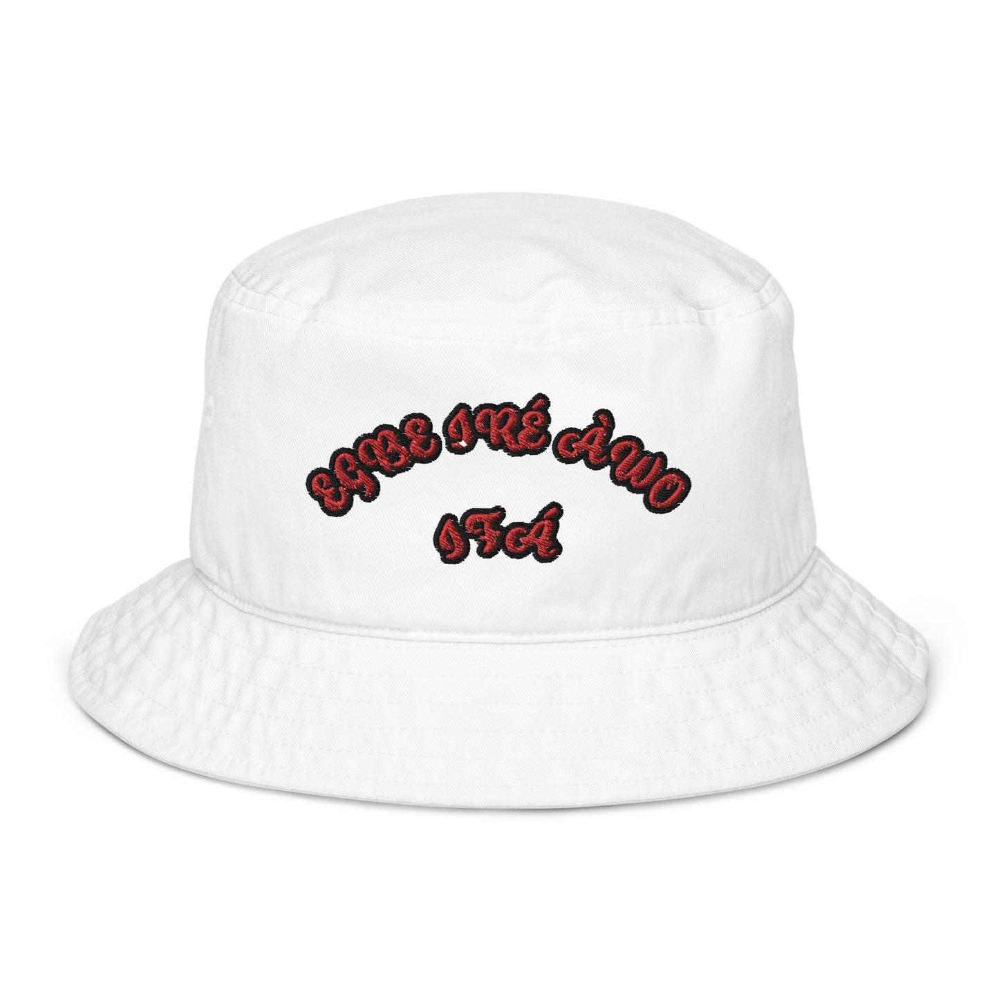 EGBE IRE AWO IFA 3 Organic bucket hat