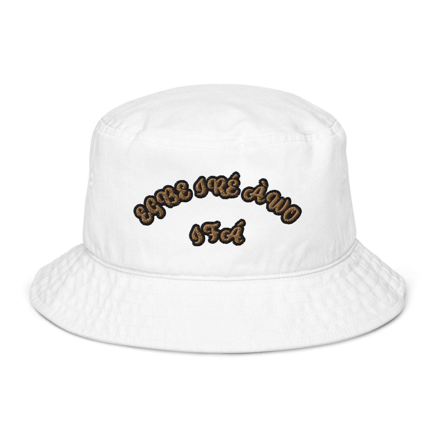 EGBE IRE AWO IFA 7 Organic bucket hat