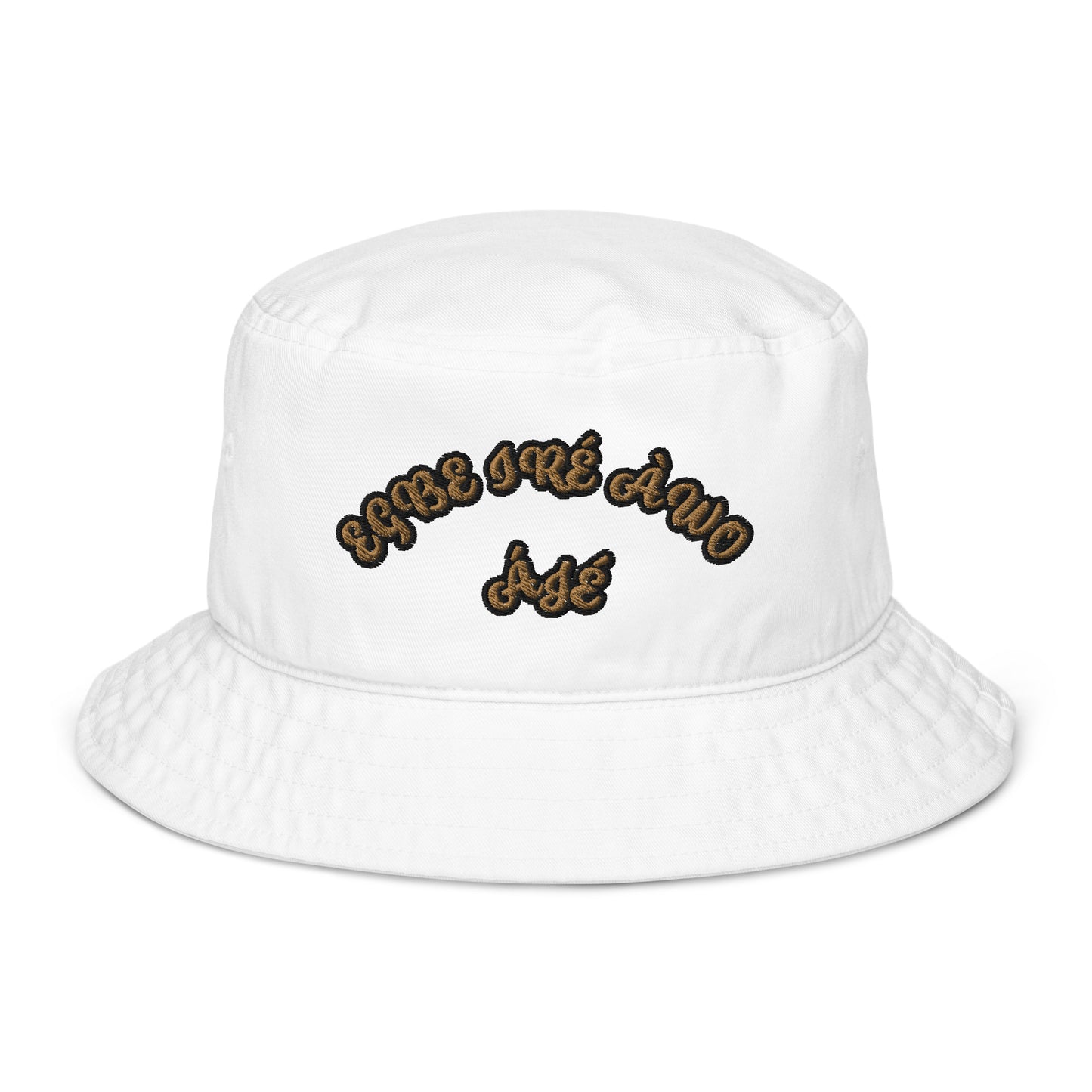 EGBE IRE AWO AJE 7 Organic bucket hat