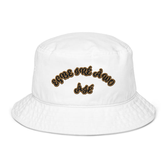 EGBE IRE AWO AJE 8 Organic bucket hat