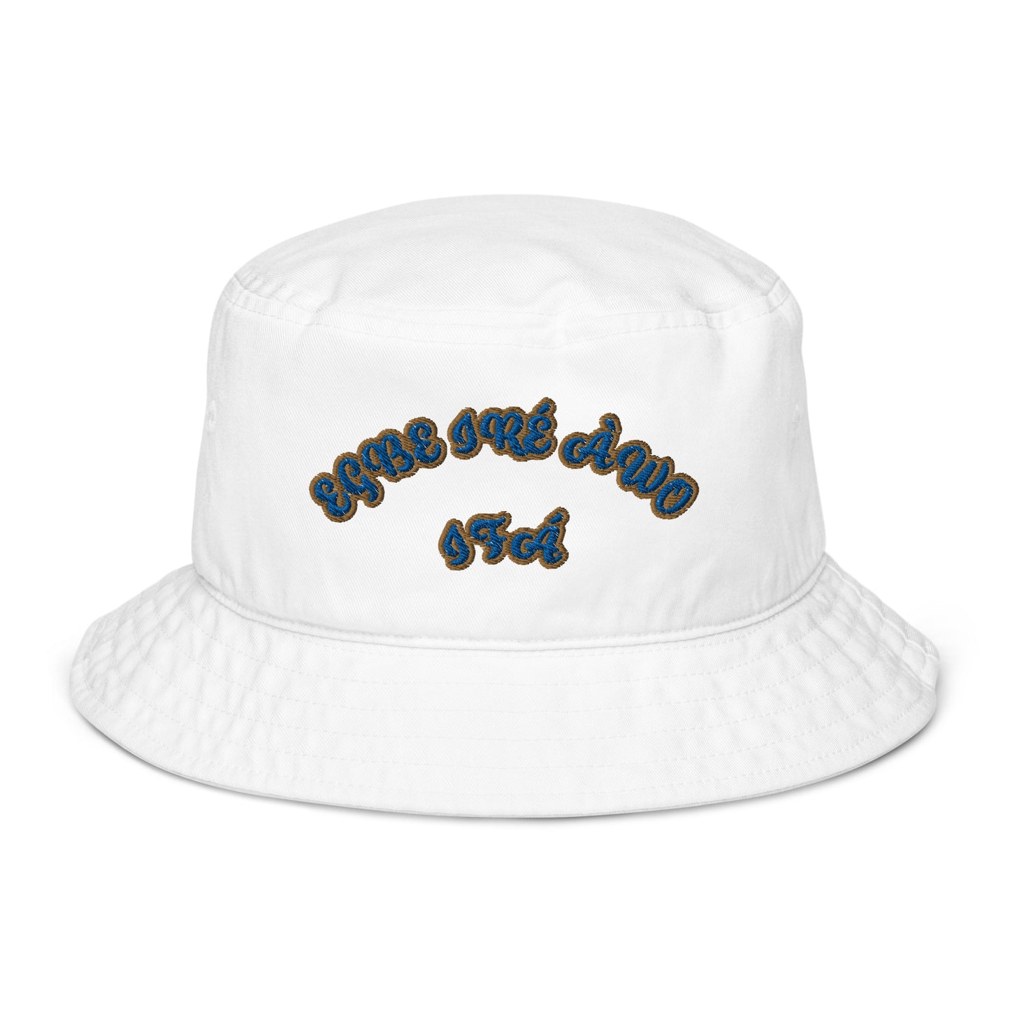 EGBE IRE AWO IFA 10 Organic bucket hat