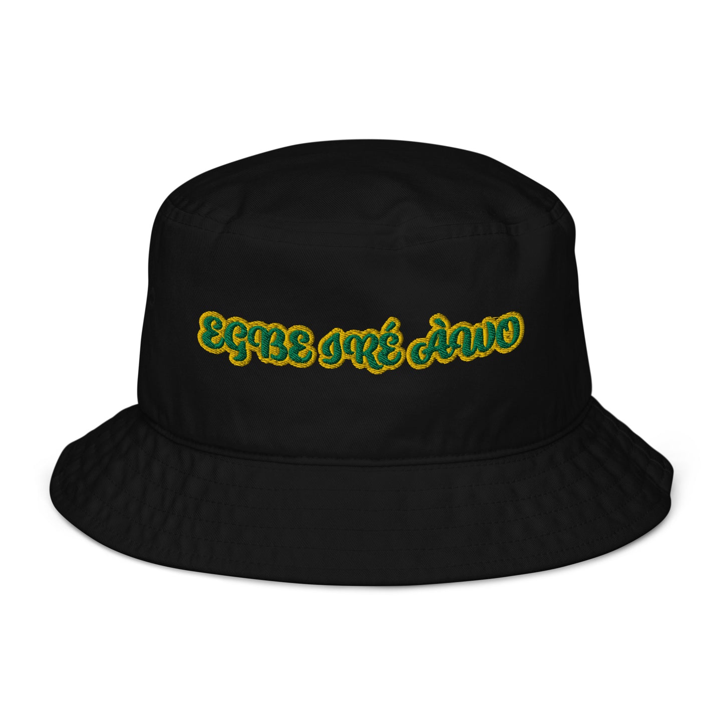 EGBE IRE AWO LUCUMI Organic bucket hat