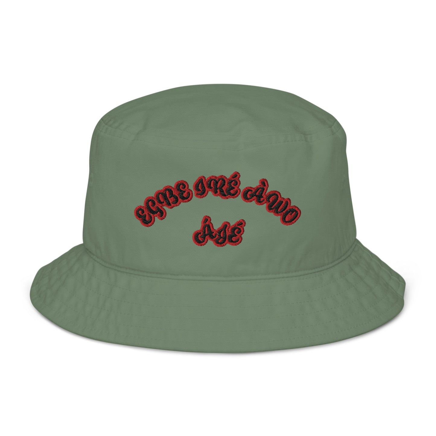 EGBE IRE AWO AJE 4 Organic bucket hat