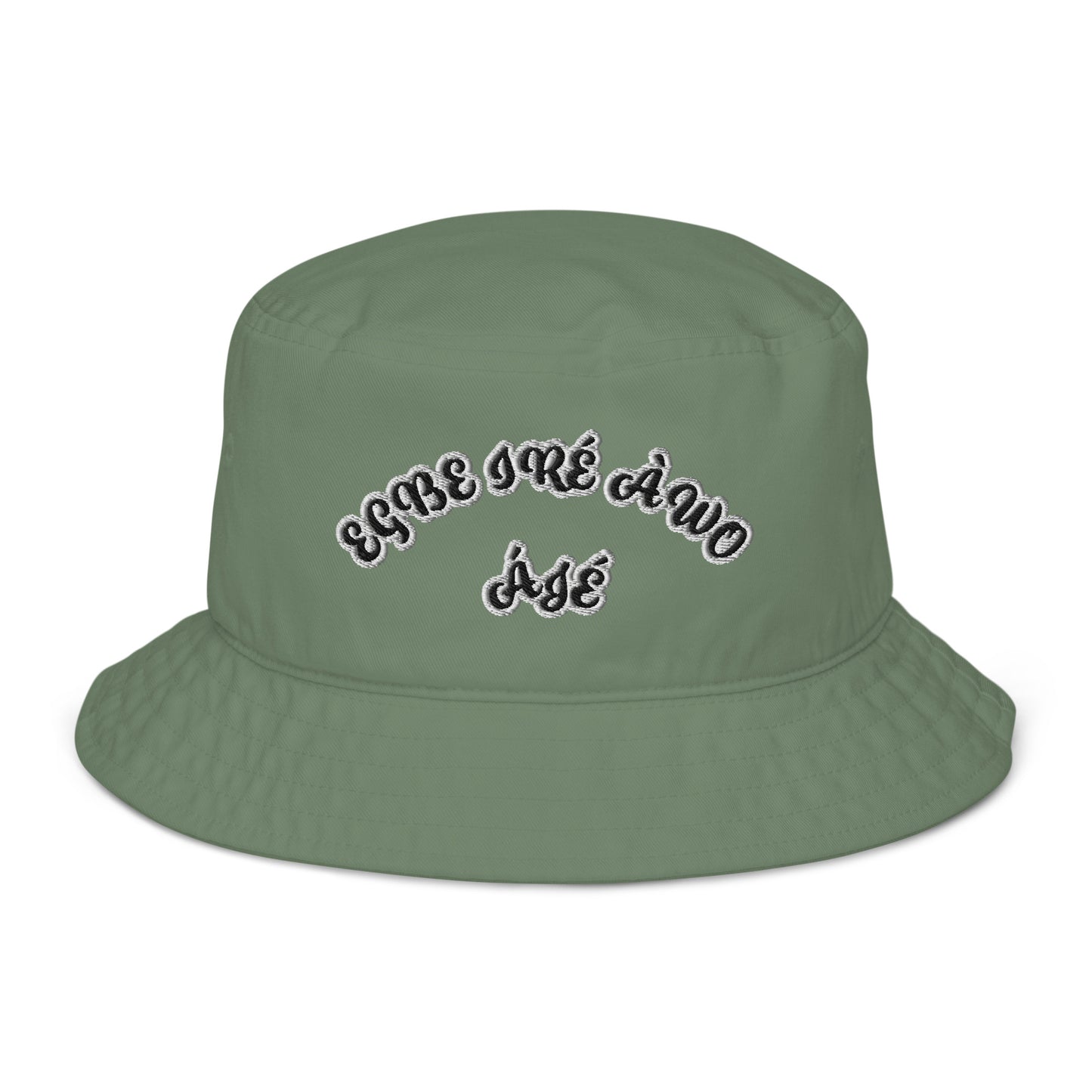 EGBE IRE AWO AJE 5 Organic bucket hat