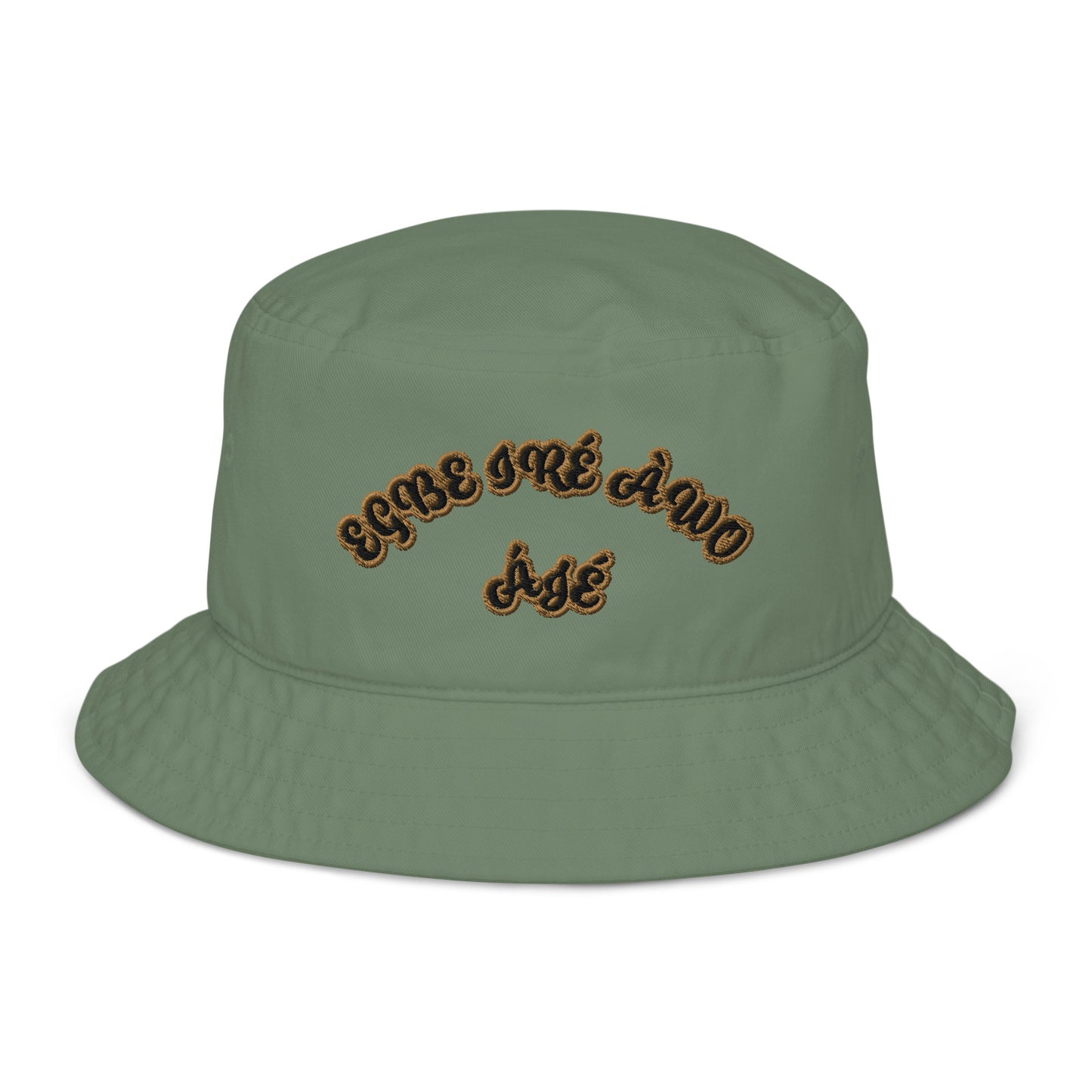 EGBE IRE AWO AJE 8 Organic bucket hat